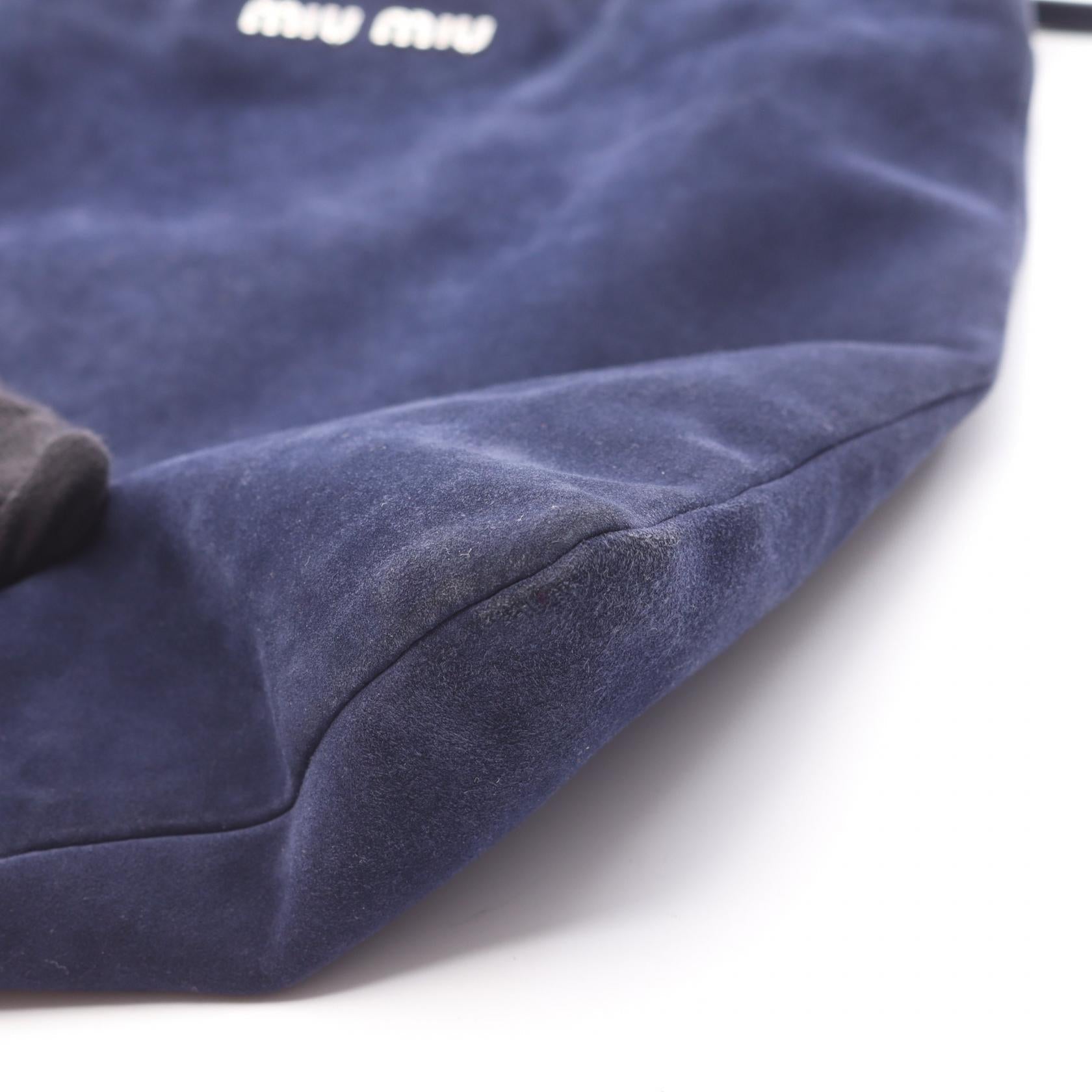 Miu Miu 5BG011 スエード ショルダー バッグ