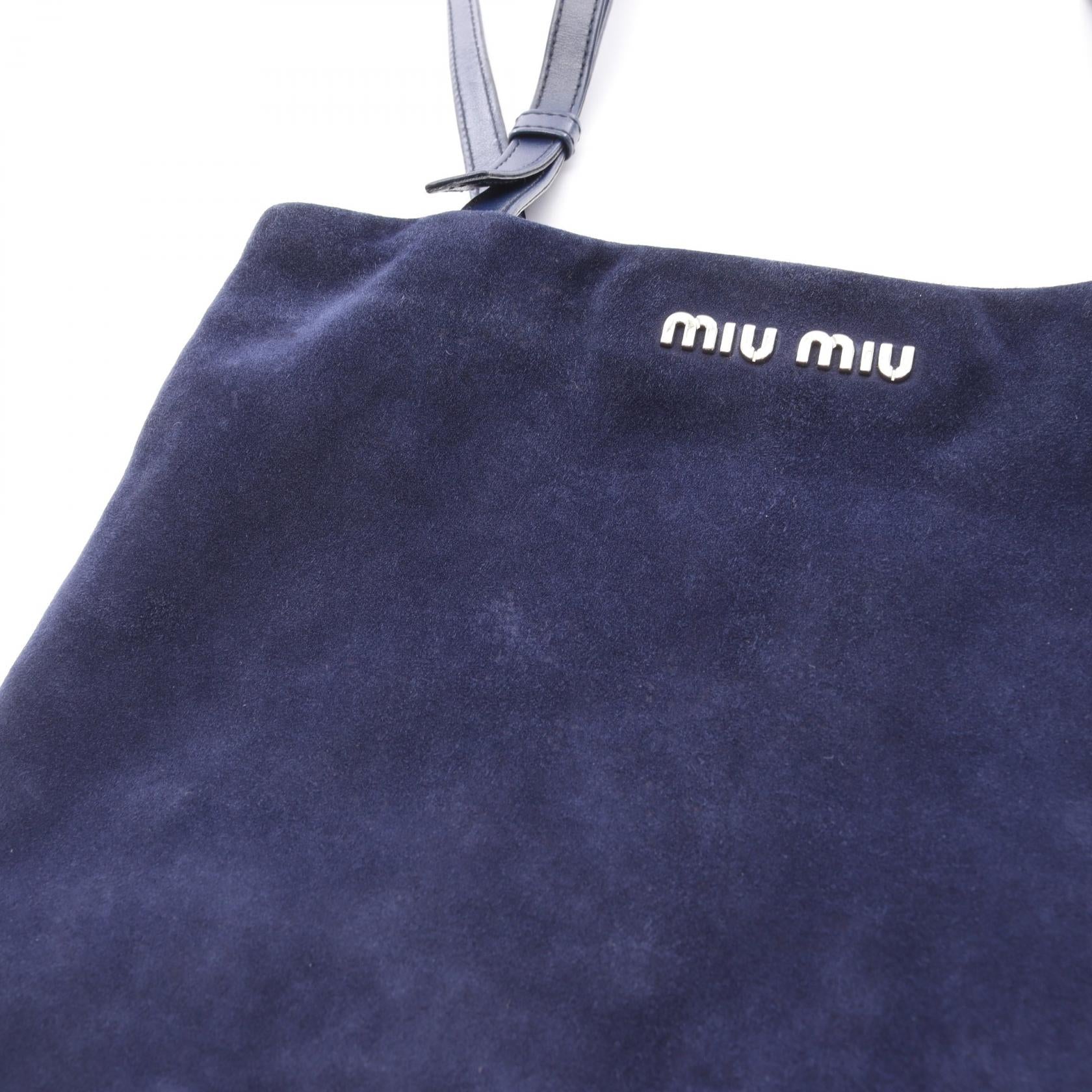 Miu Miu 5BG011 スエード ショルダー バッグ