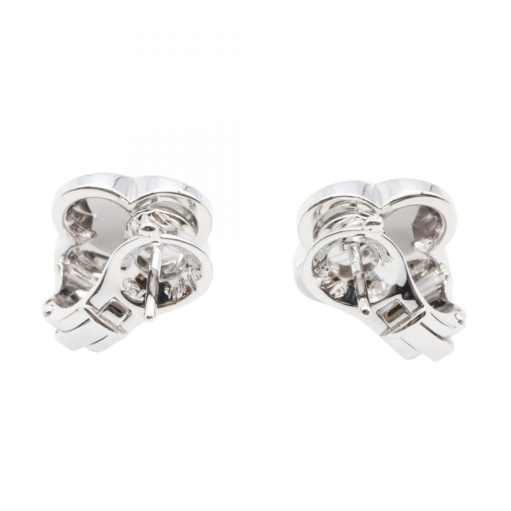 ヴァン クリーフ & アーペル ピュア アルハンブラ K18WG ピアス