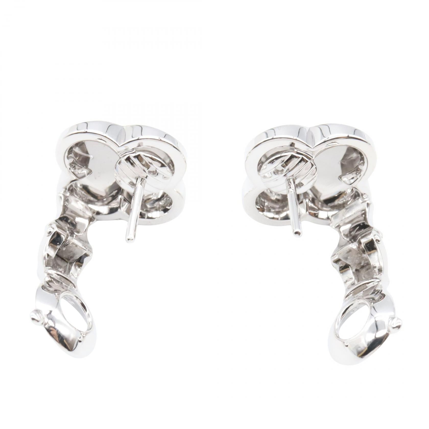 ヴァン クリーフ & アーペル ピュア アルハンブラ K18WG ピアス