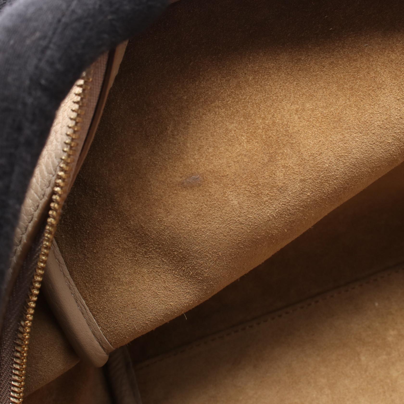 ロエベ アマソナ 19 レザー ハンドバッグ