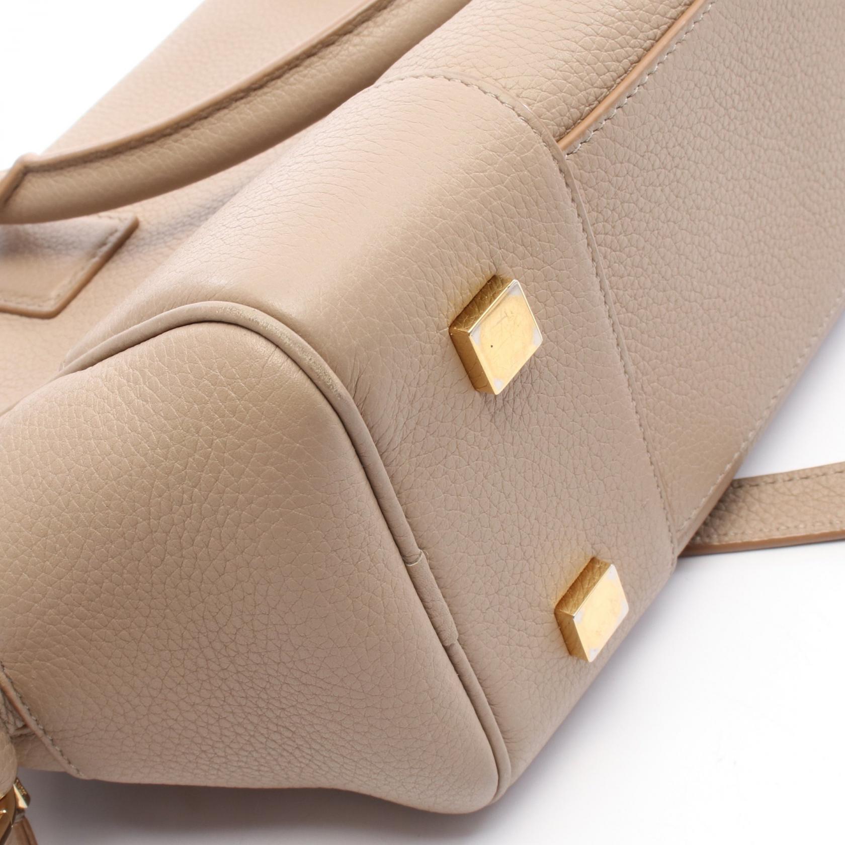 ロエベ アマソナ 19 レザー ハンドバッグ