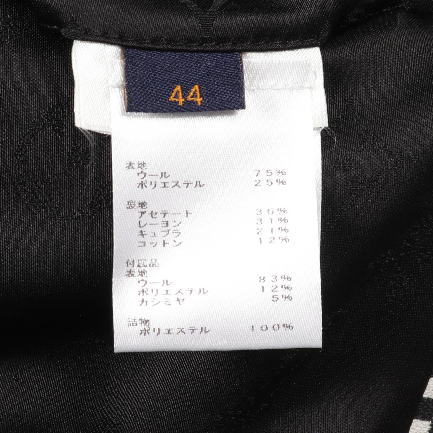 ルイヴィトン LVフレンド ドッグ パペット ダミエ ウールジャケット