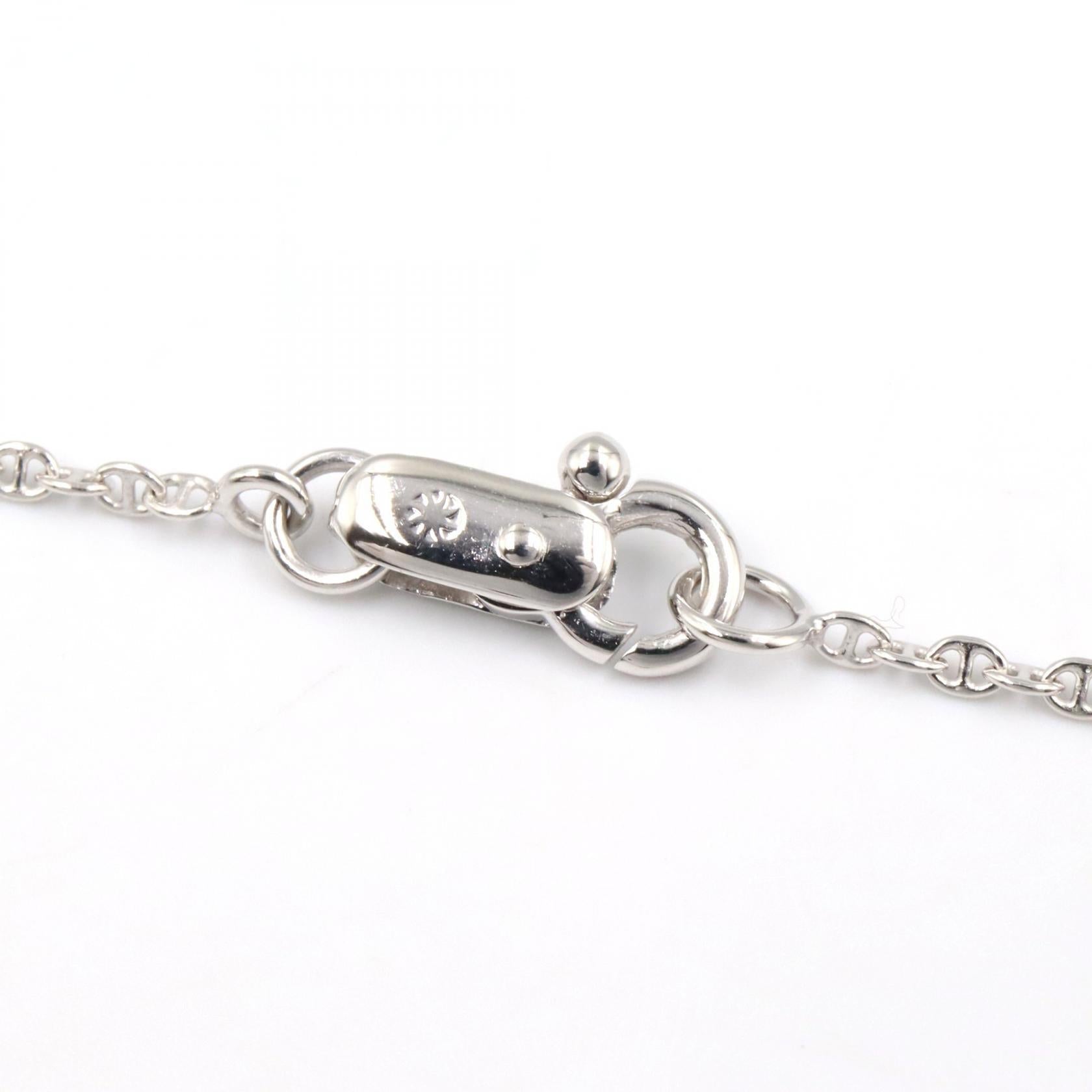 ミキモト バラカ クロス K18WG ダイヤモンド ネックレス