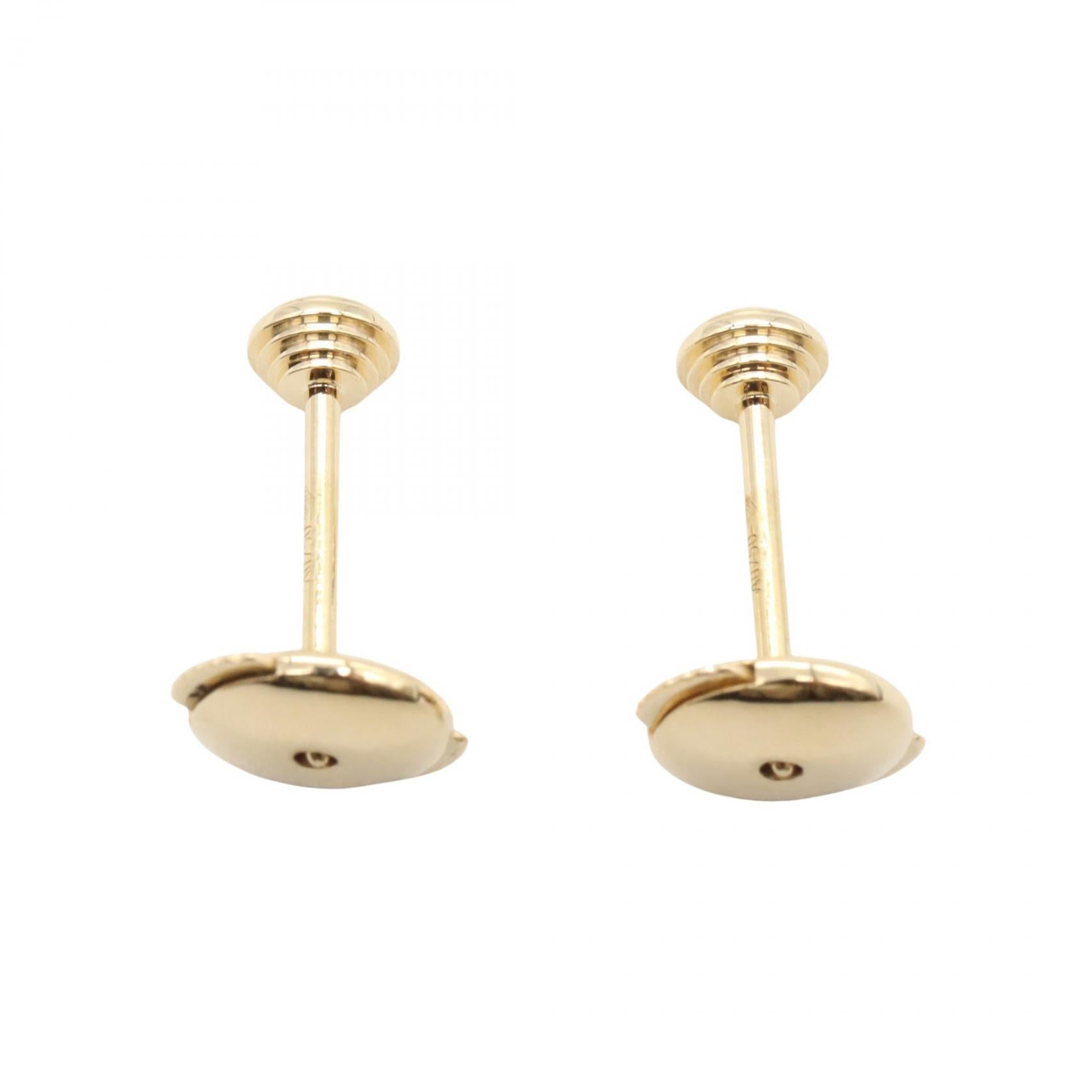 カルティエ ダムール Au750 ダイヤモンド ピアス