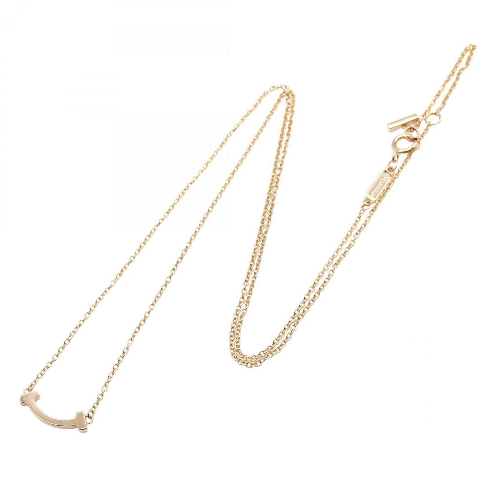 ティファニー Tスマイル Au750 ネックレス