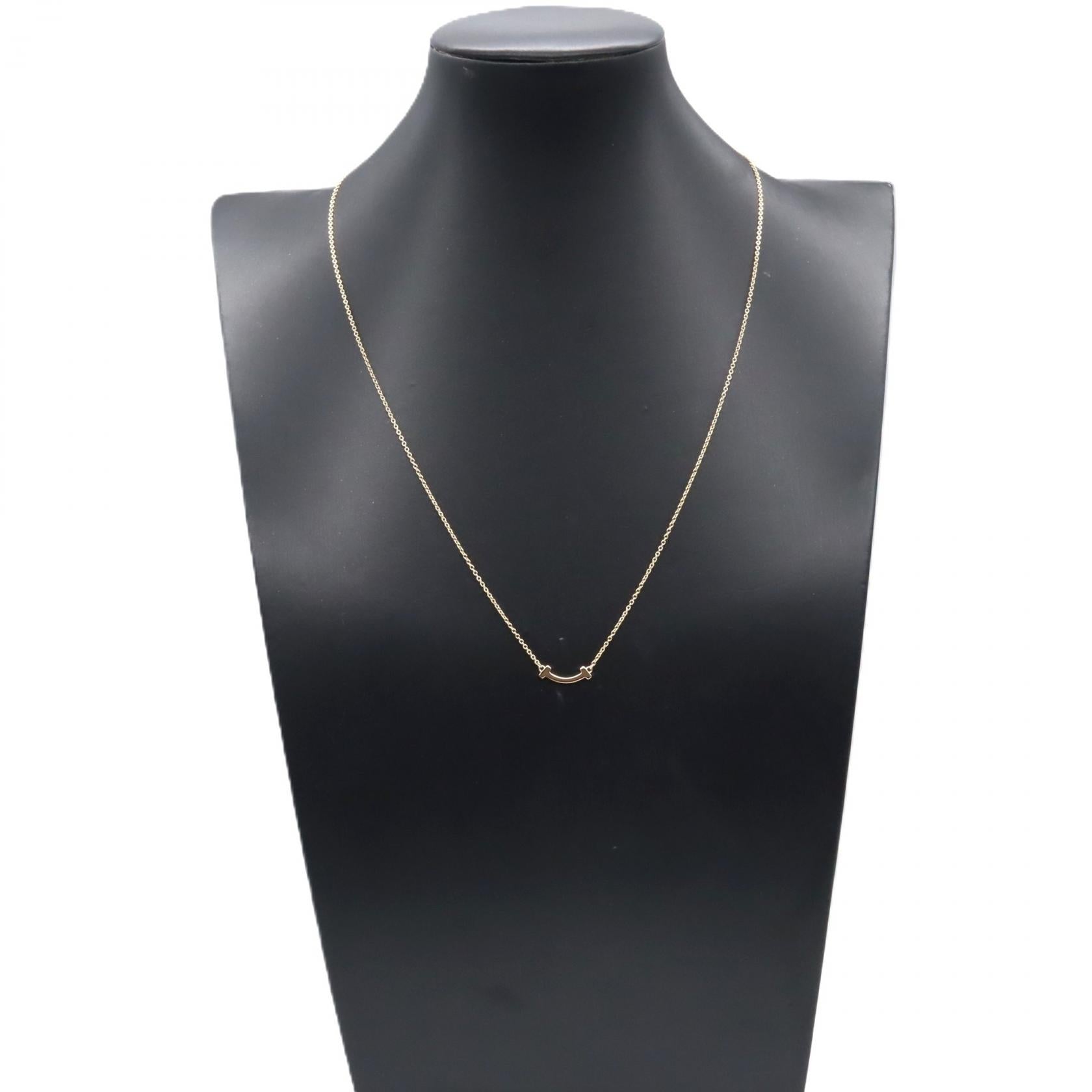 ティファニー Tスマイル Au750 ネックレス