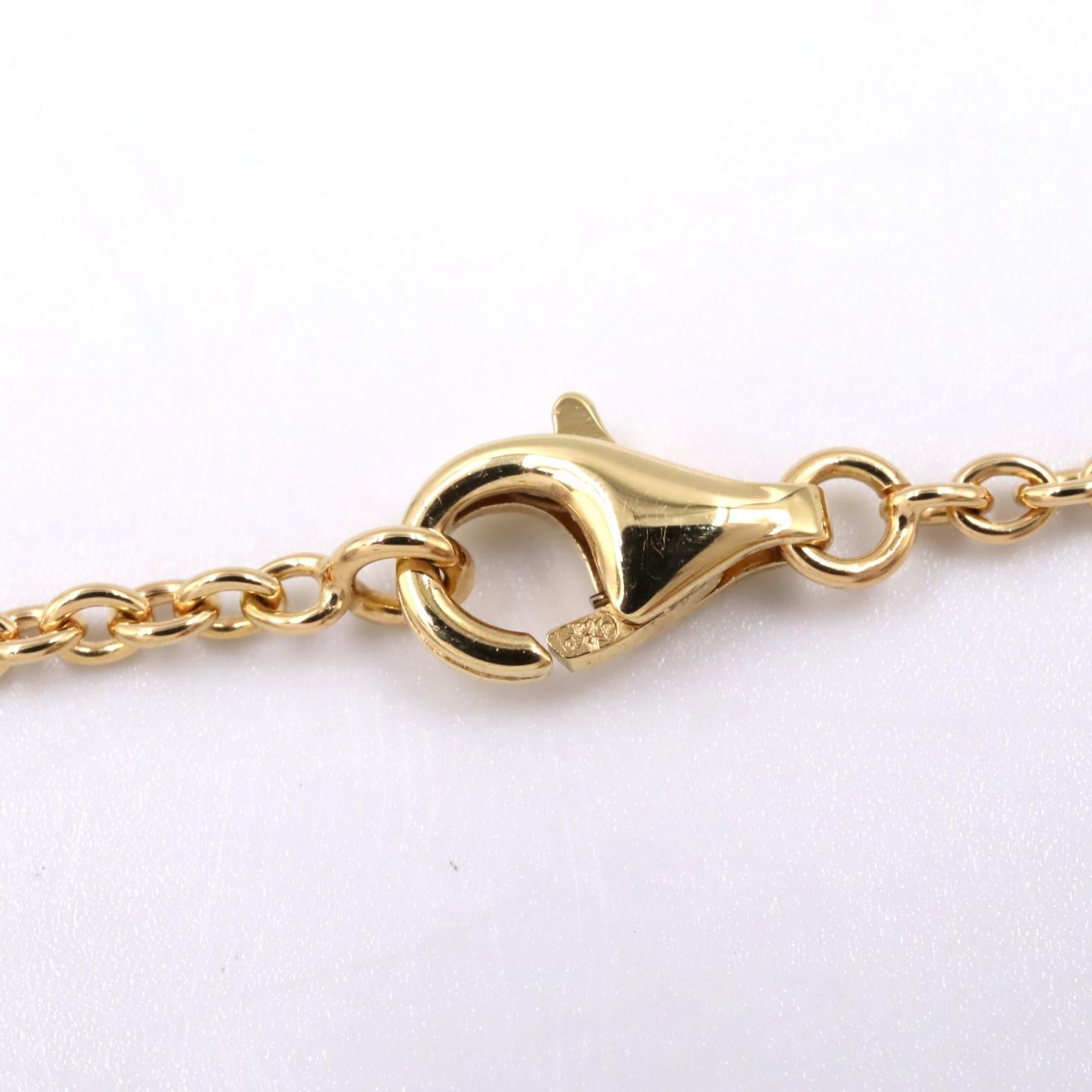 ヴァン クリーフ & アーペル ピュア アルハンブラ Au750 オニキス ネックレス