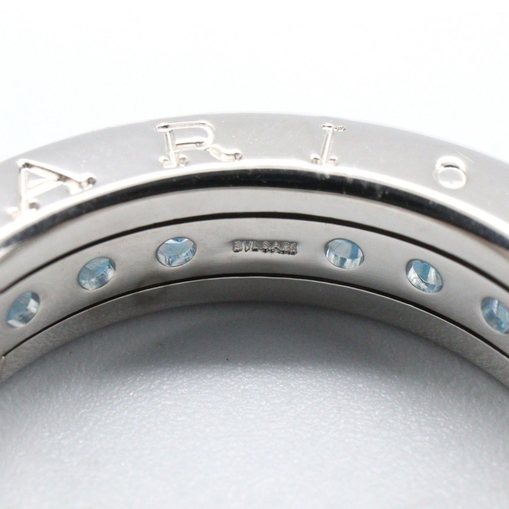 ブルガリ B-zero1 Au750 ブルートパーズ リング 11号