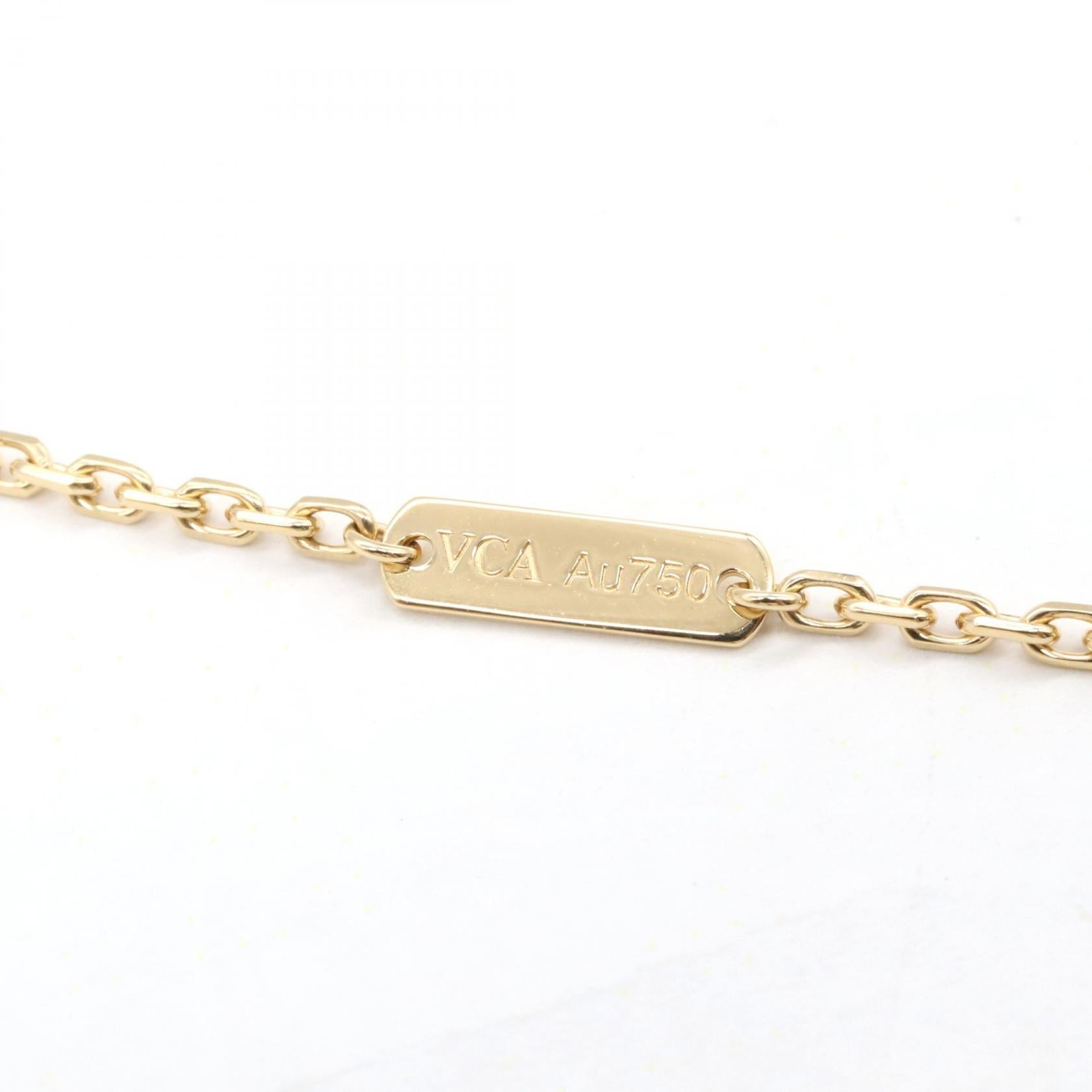 ヴァン クリーフ & アーペル マジック アルハンブラ マラカイト Au750 ネックレス