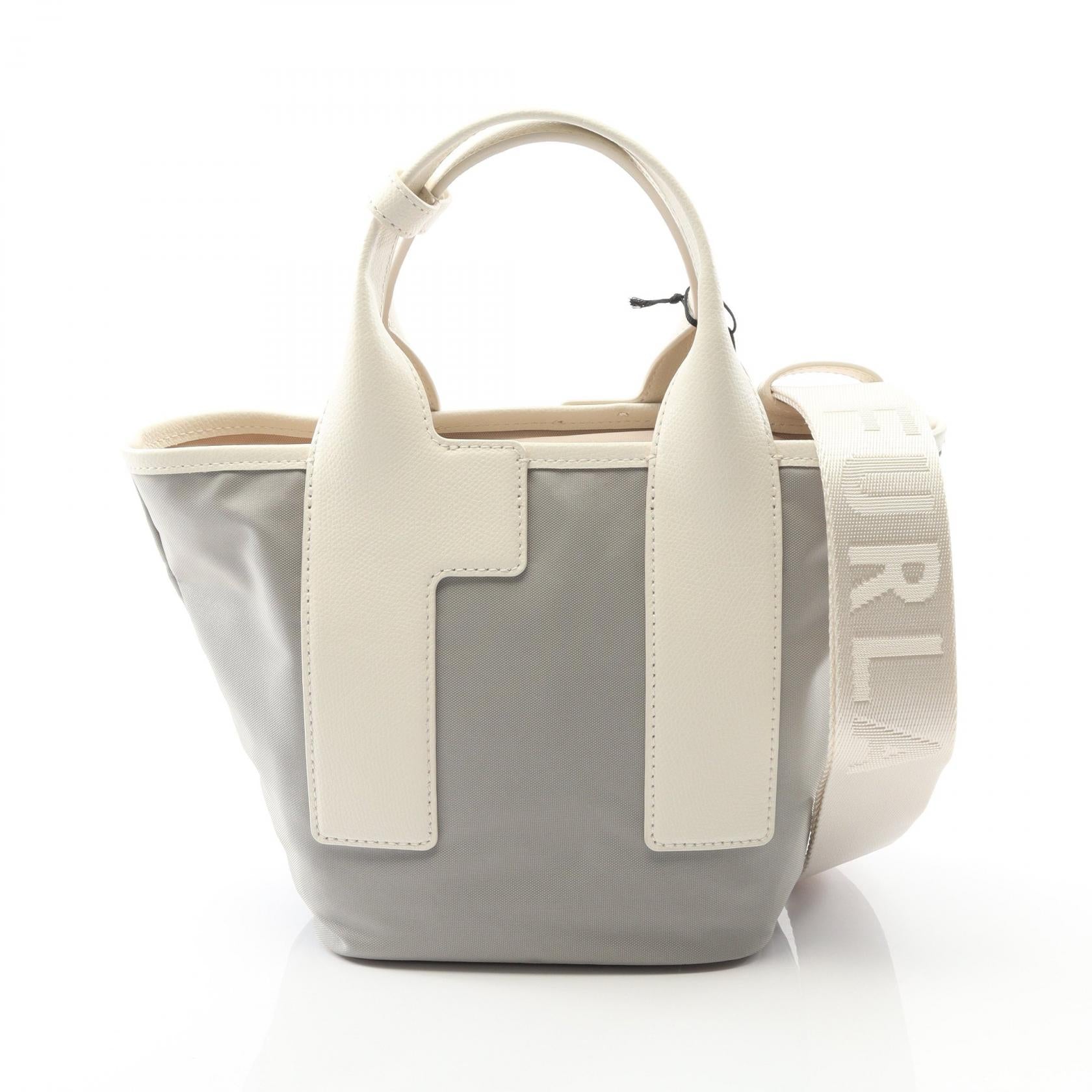 Furla PIUMA ナイロン レザー トートバッグ