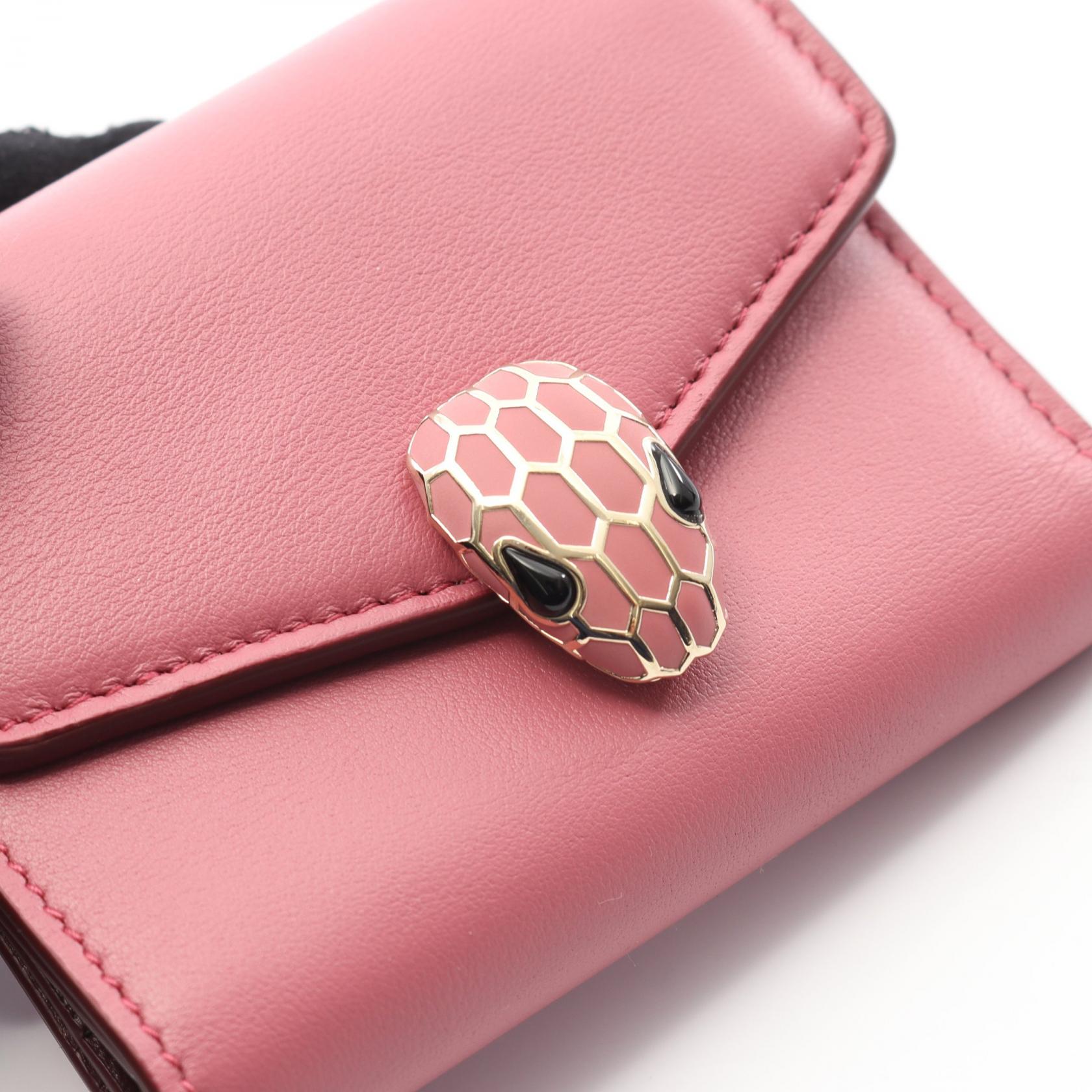 ブルガリ セルペンティ フォーエバー レザー財布