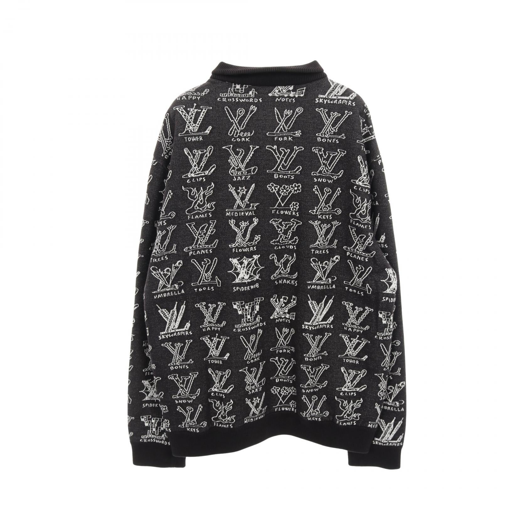 ルイヴィトン LV カートゥーン ジャカード コットン ブルゾン