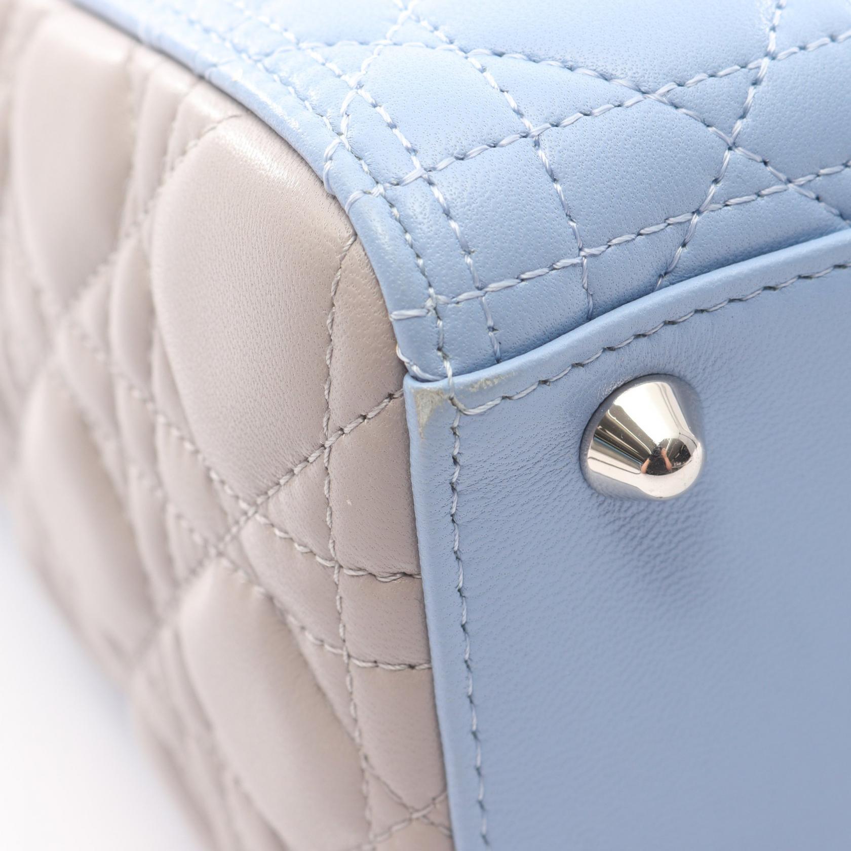 ディオール LADY DIOR レザー ハンドバッグ