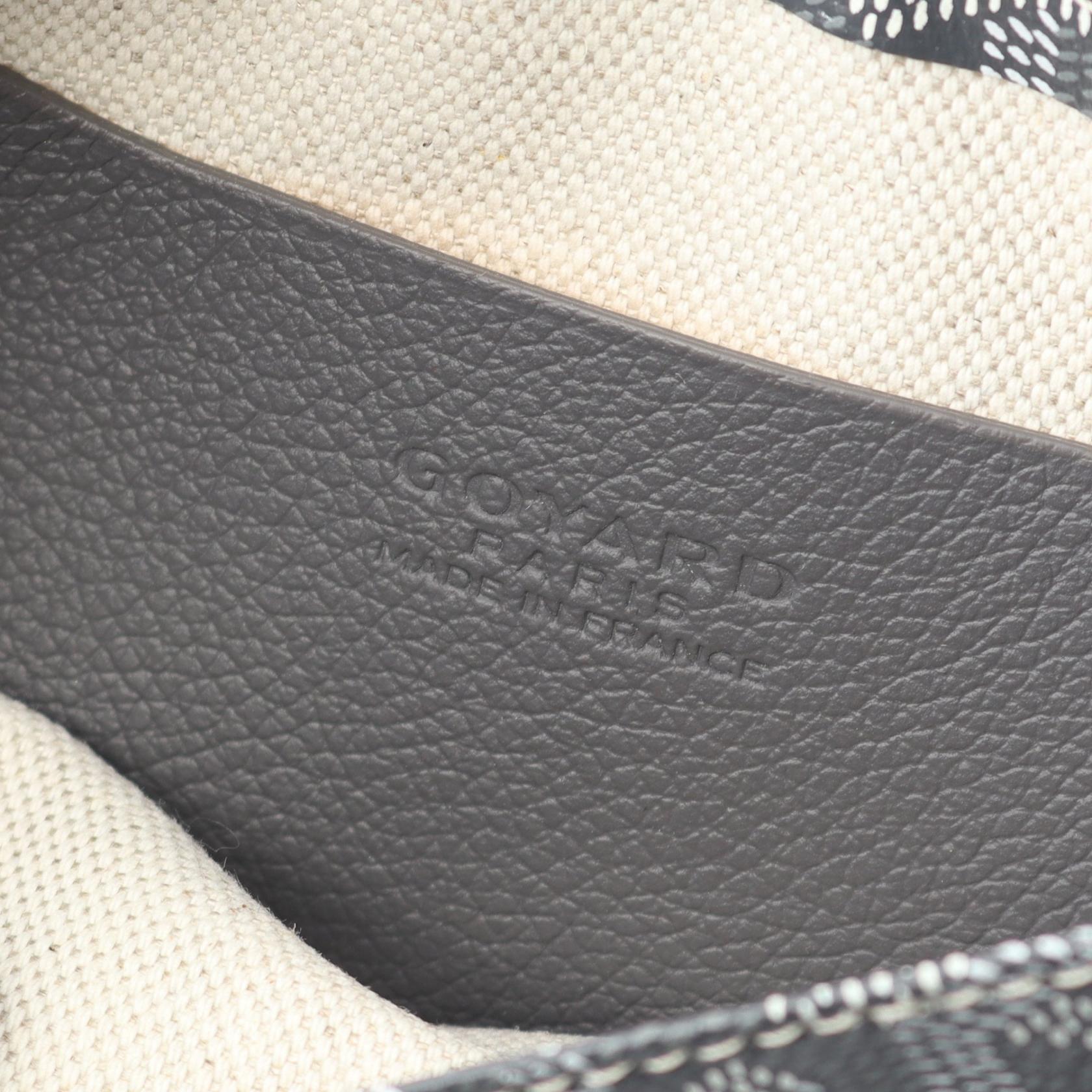 ゴヤール プリュメ PVC コーティング キャンバス レザー 2WAY ショルダーバッグ