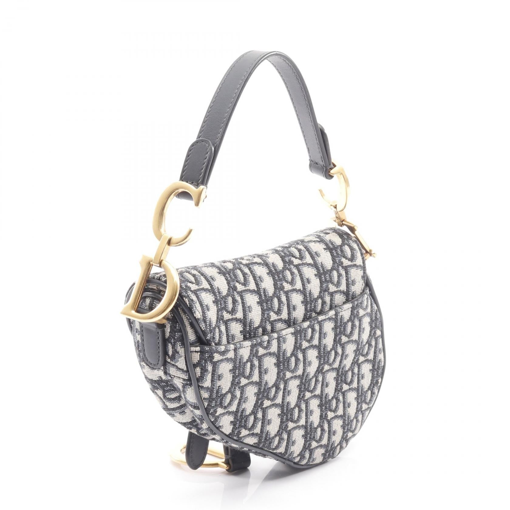 ディオール サドルバッグ ジャカード キャンバス