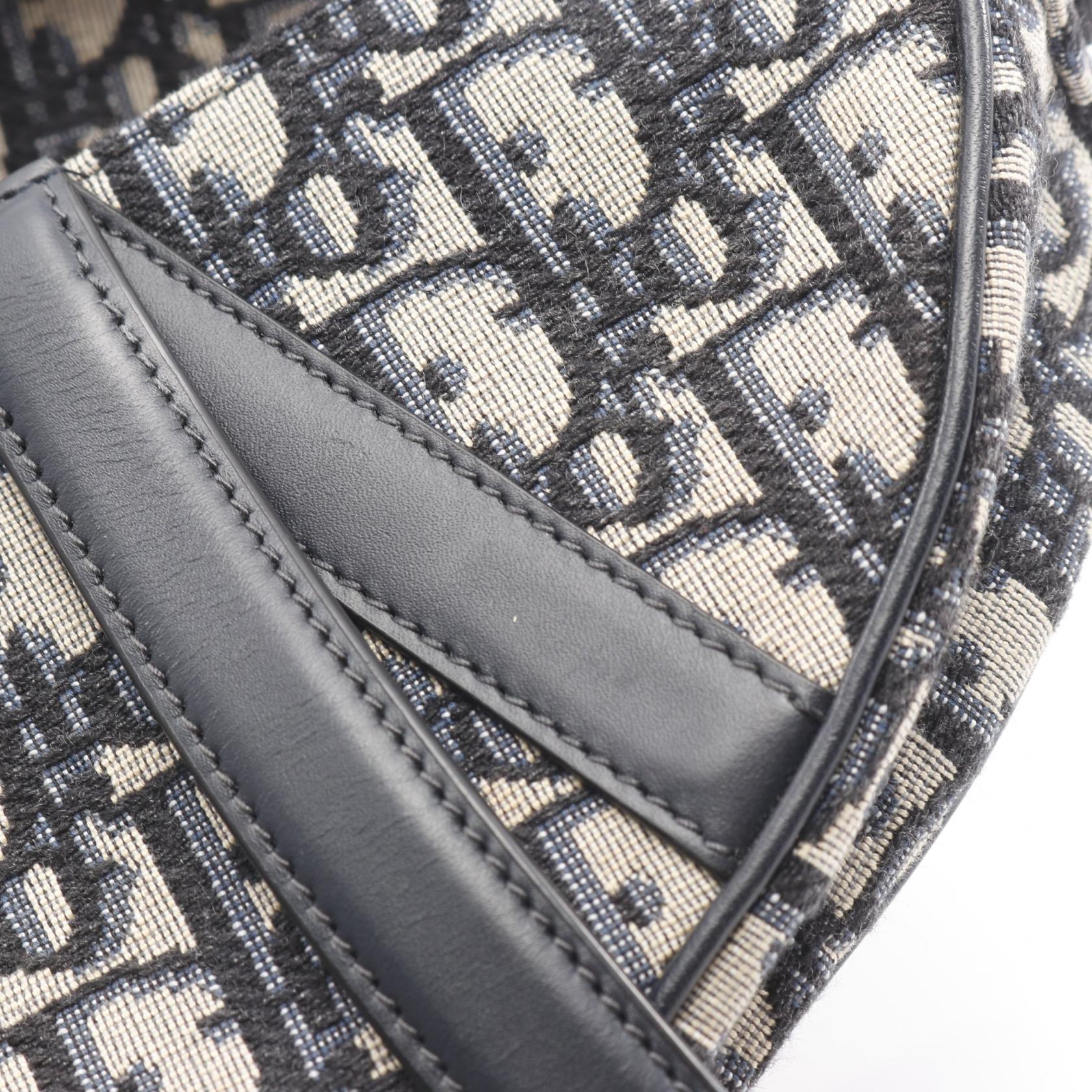 ディオール サドルバッグ ジャカード キャンバス