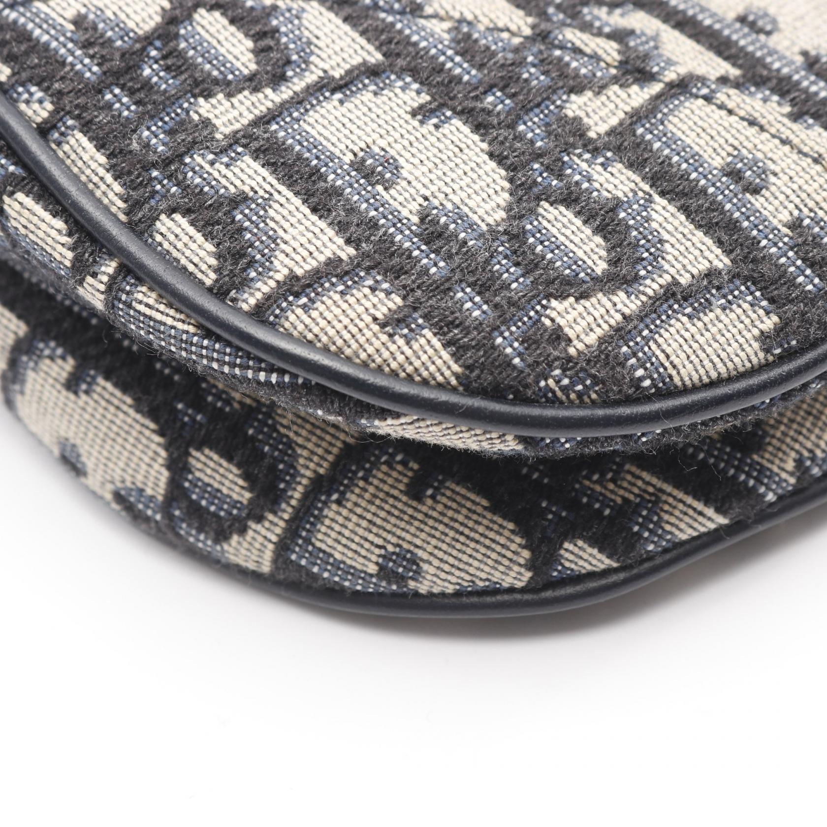 ディオール サドルバッグ ジャカード キャンバス