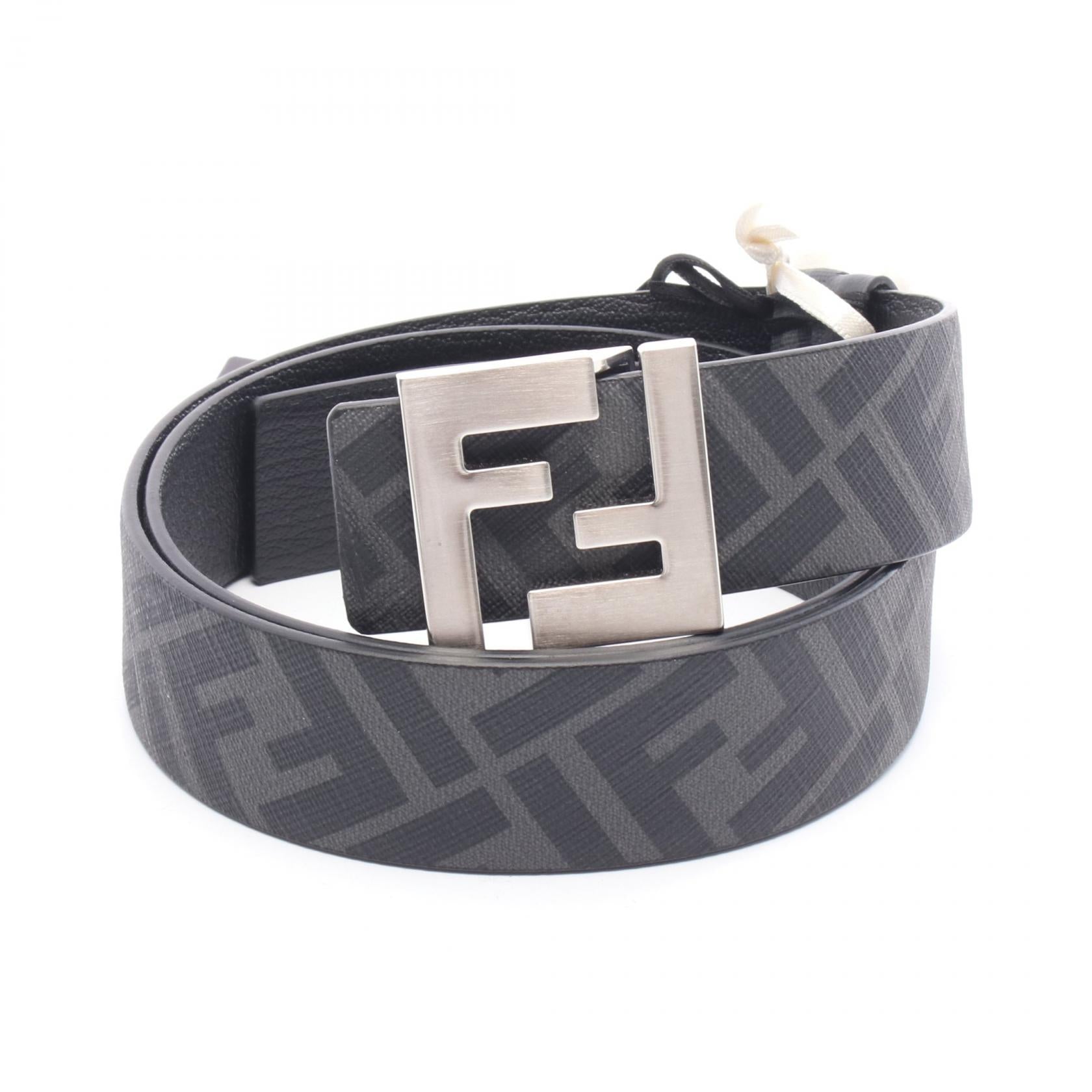 フェンディ FF スクエア レザー PVC ベルト
