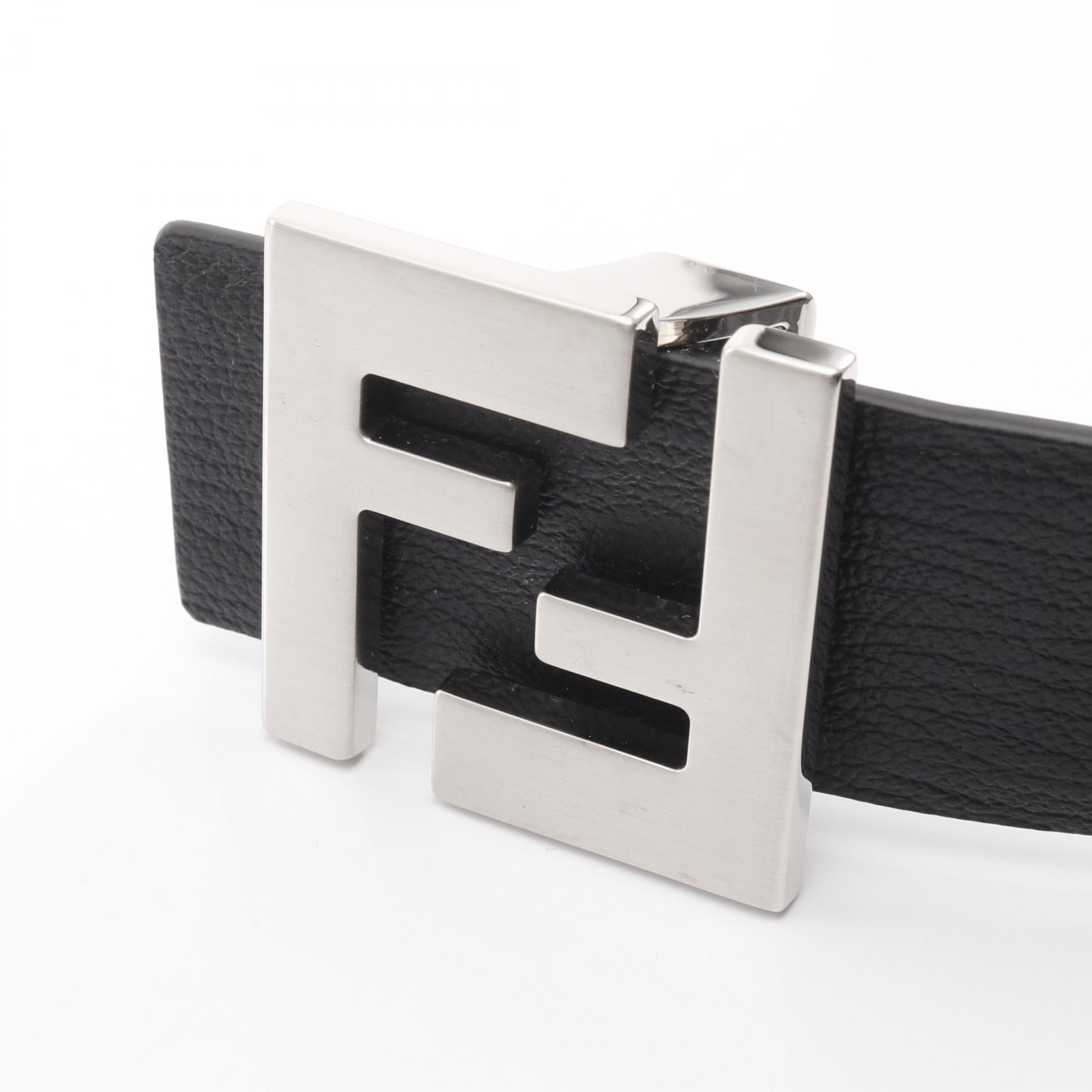 フェンディ FF スクエア レザー ベルト