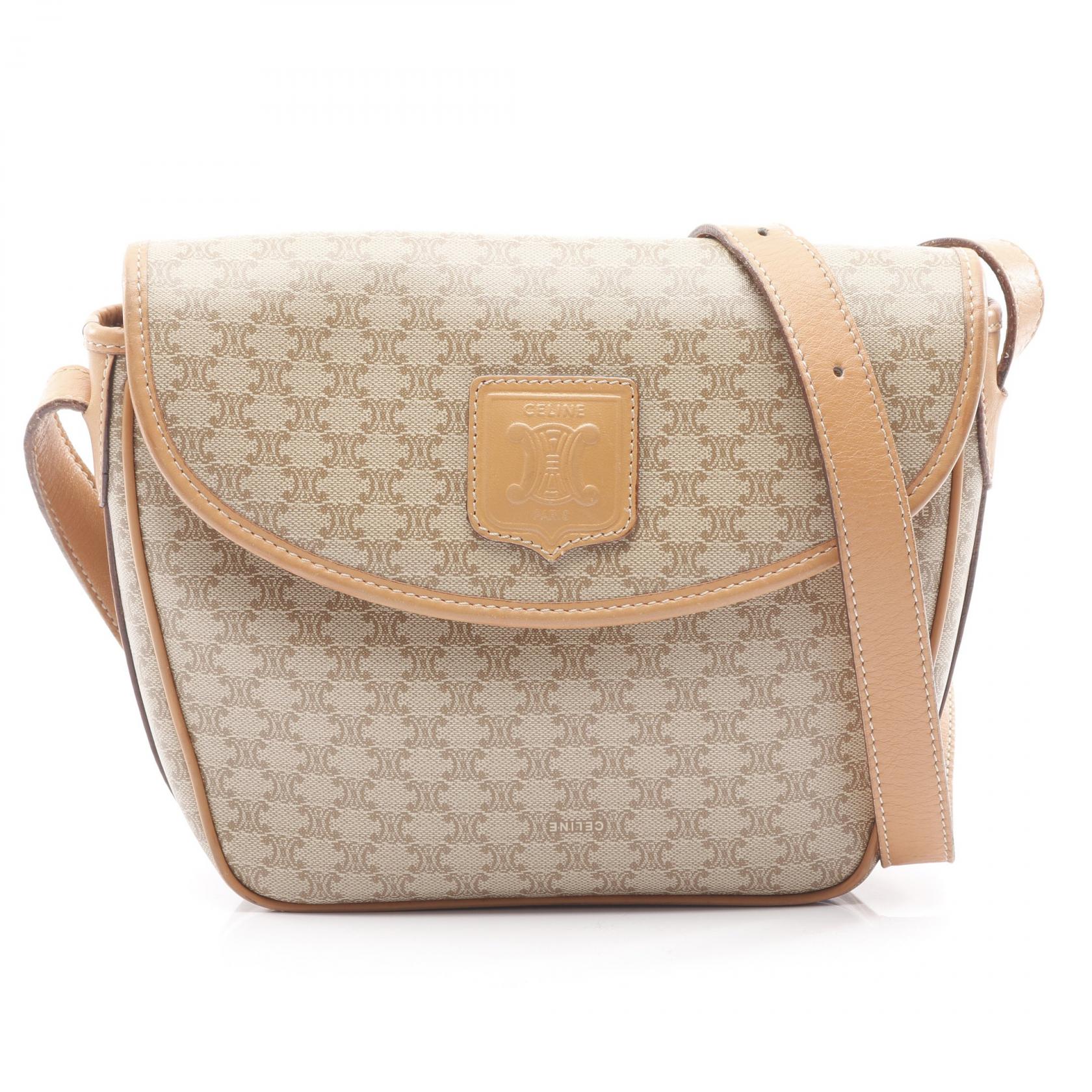 セリーヌ マカダム コーティングキャンバス ショルダーバッグ