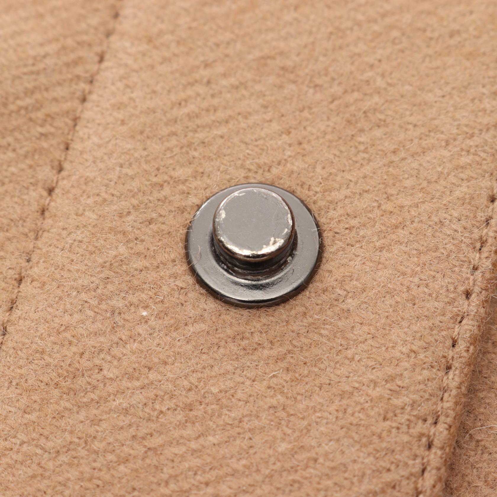 ヴェルサーチ ウール キャメル コート