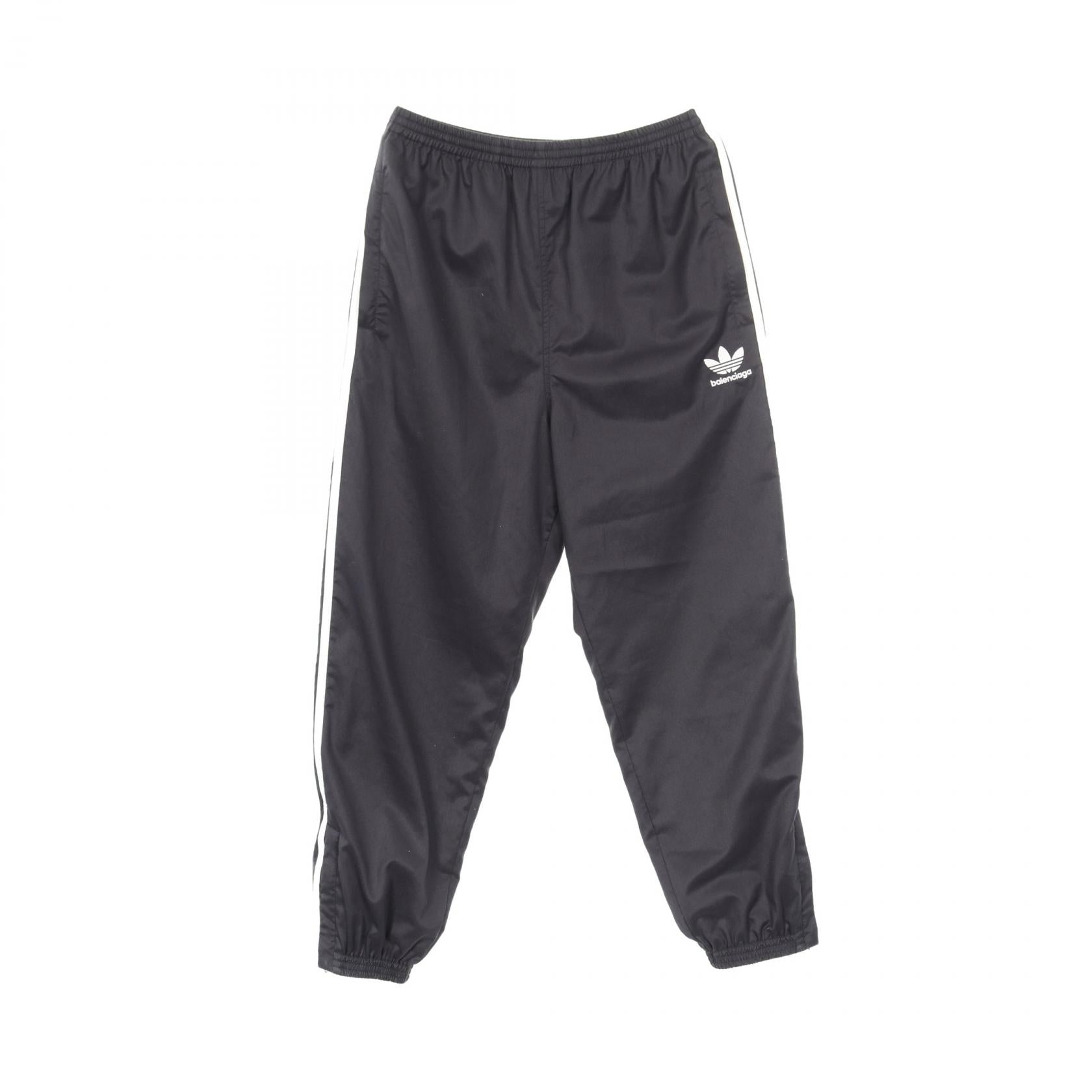 バレンシアガ × adidas ポリエステルパンツ