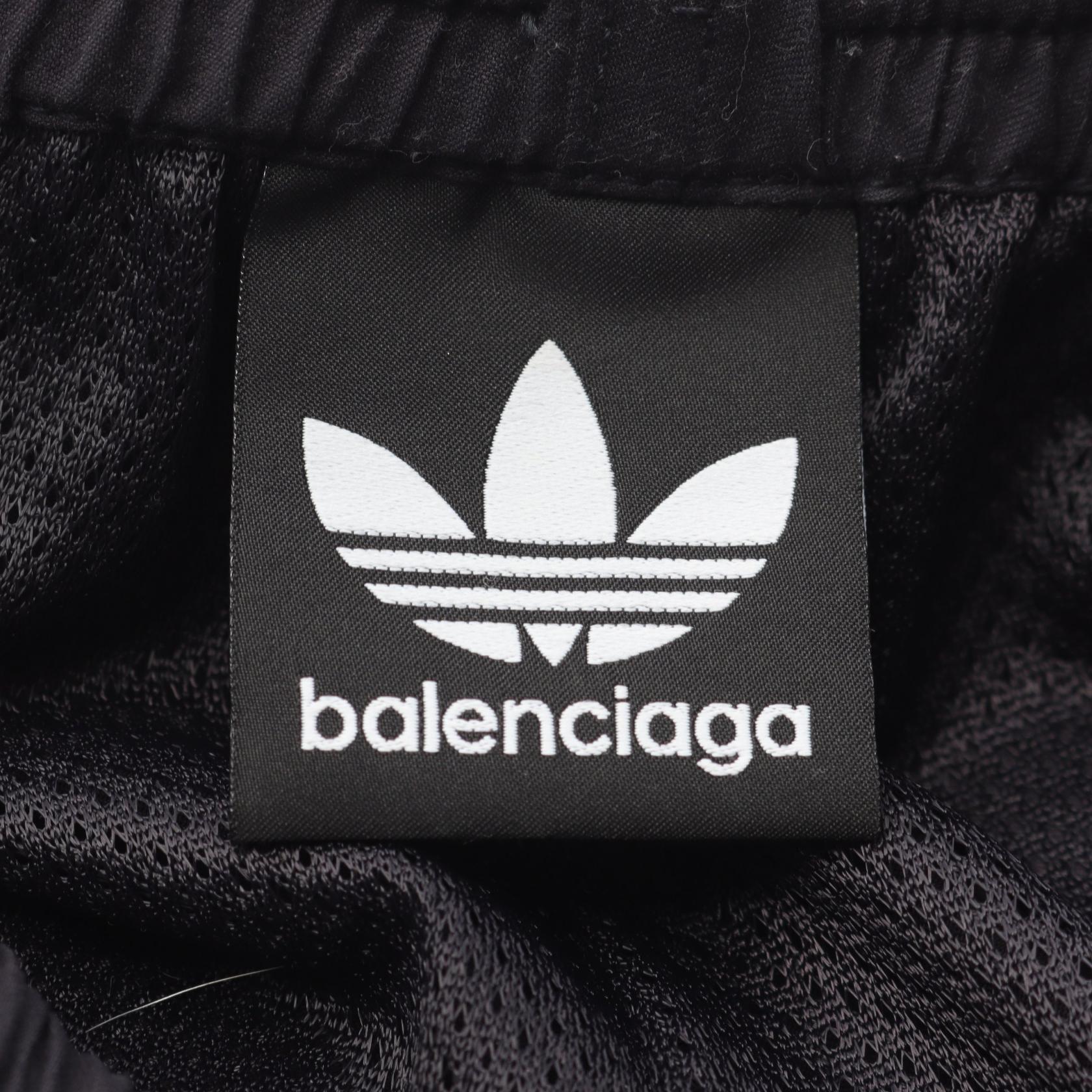 バレンシアガ × adidas ポリエステルパンツ