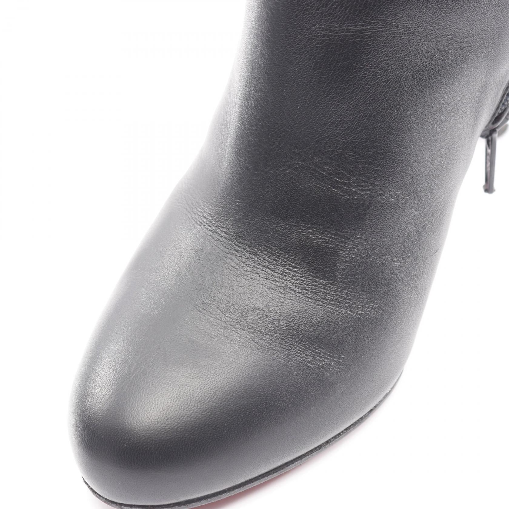 クリスチャン ルブタン レザー ブーツ