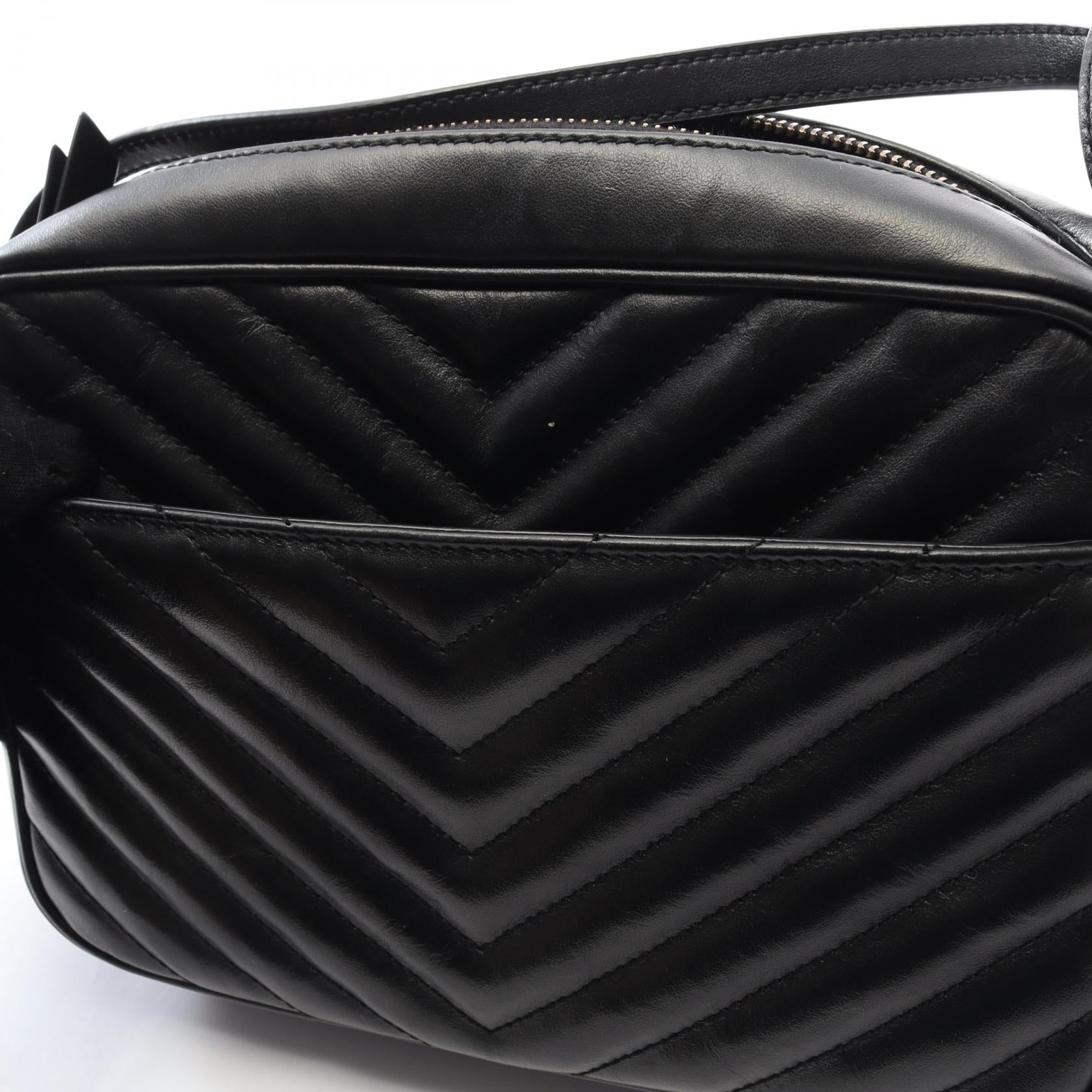 サンローラン パリ LOU モノグラム レザー カメラ バッグ