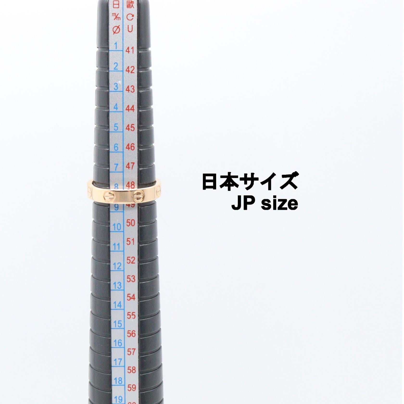 カルティエ ミニラブリング Au750 リング 8号