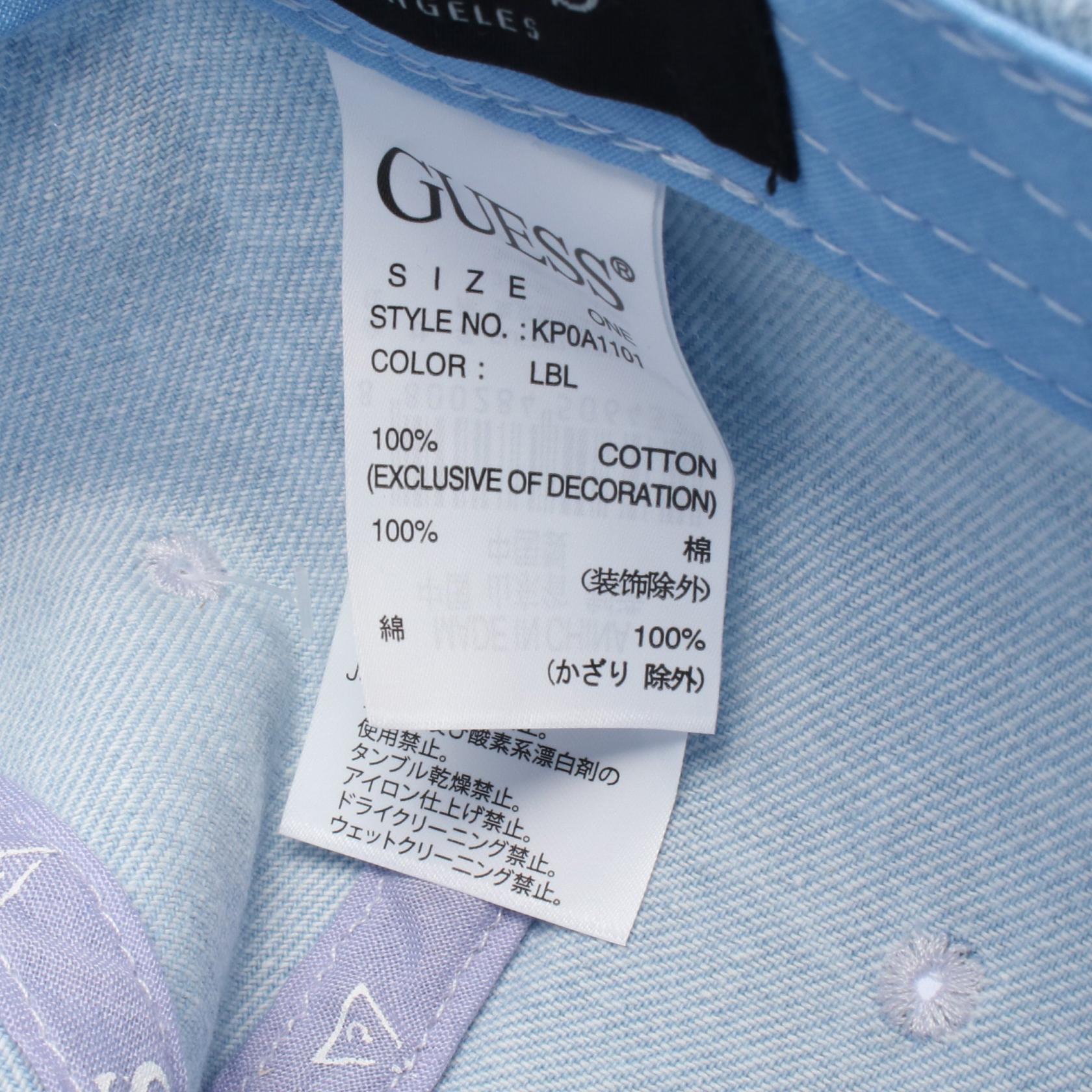 ゲス デニム コットン キャップ