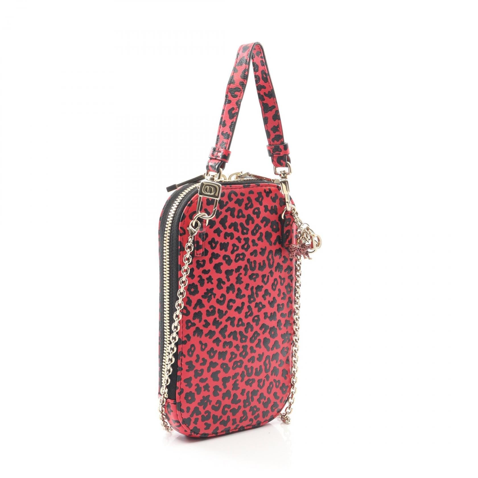 ディオール LADY DIOR レザー フォンホルダー