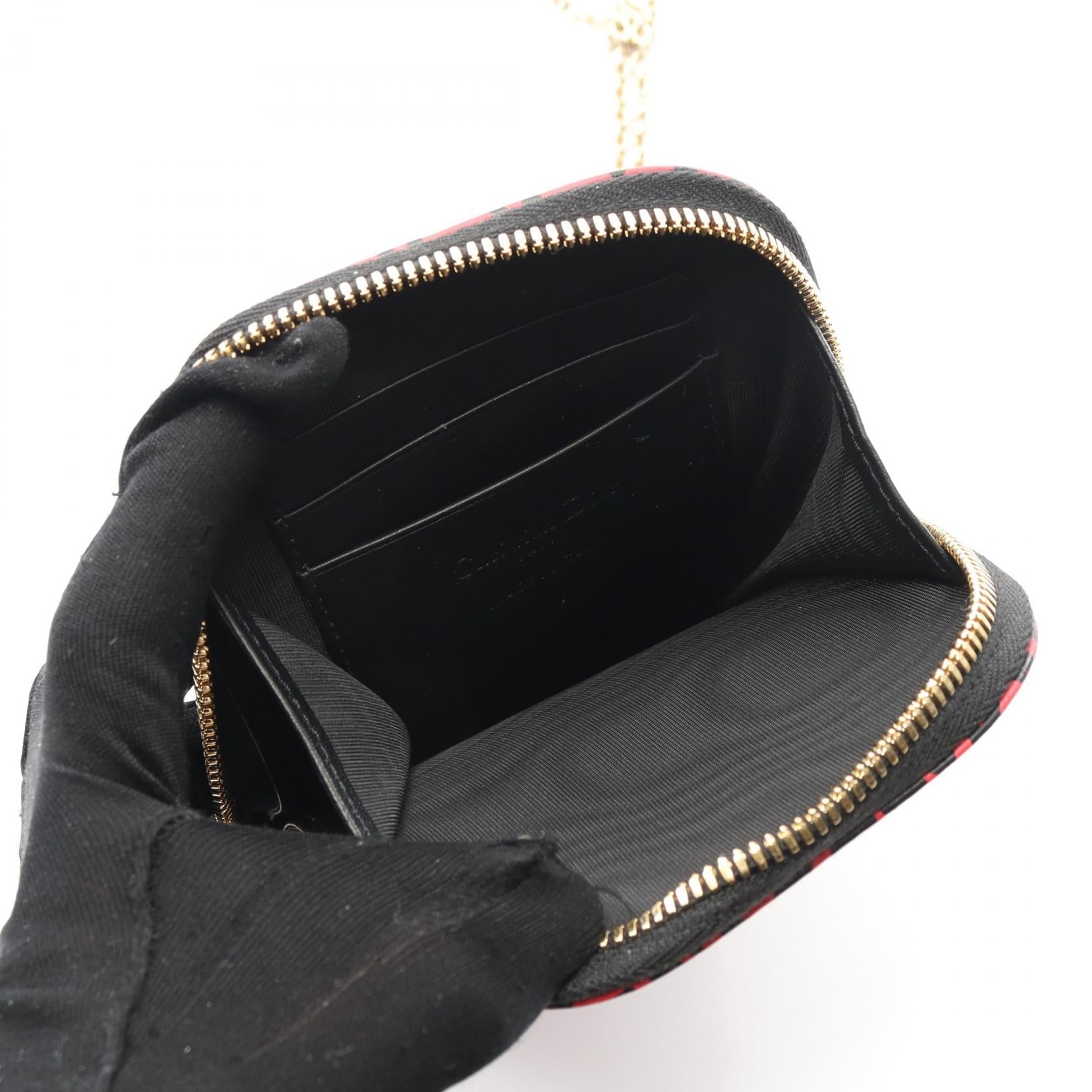ディオール LADY DIOR レザー フォンホルダー