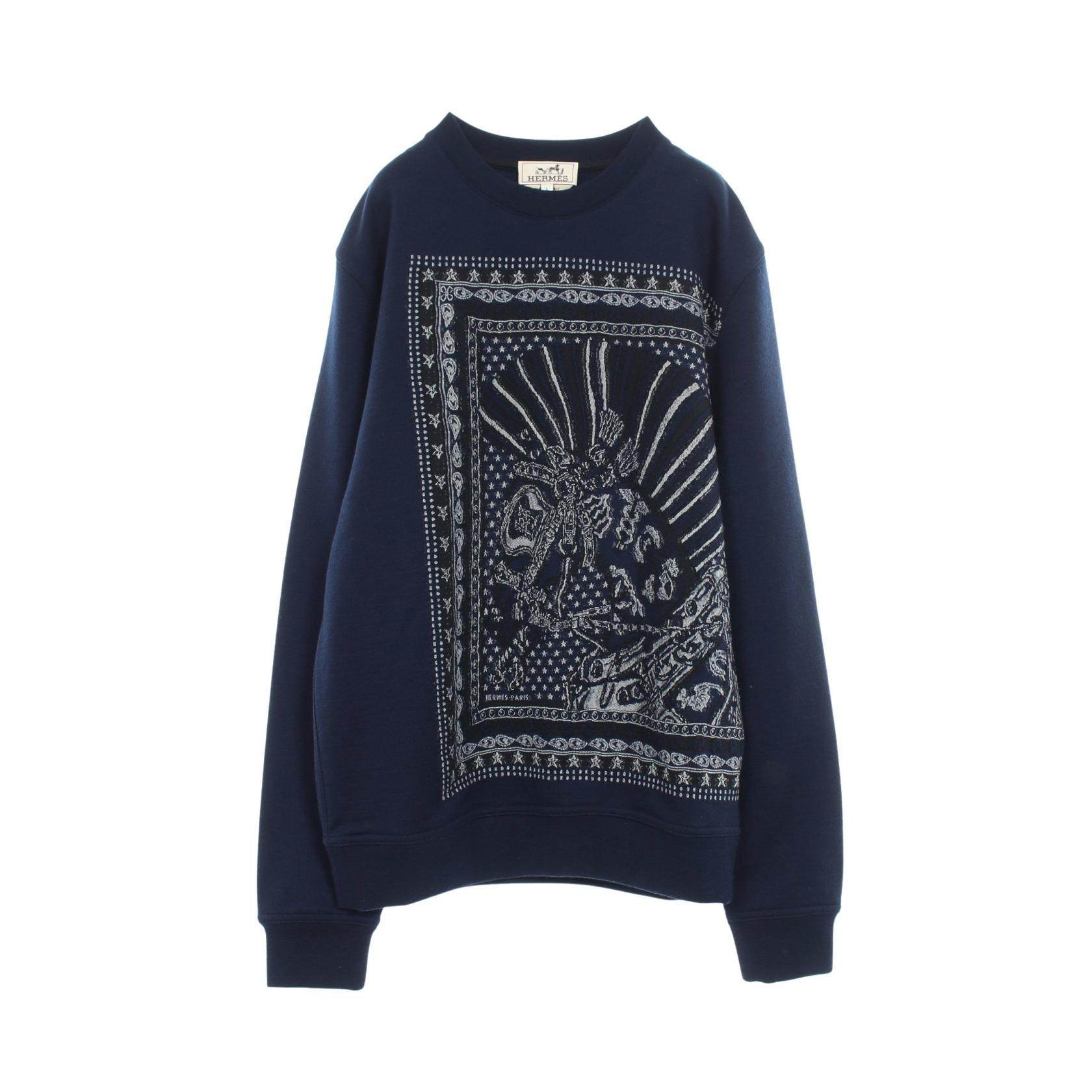エルメス Cheval Punk Bandana ウールスウェット