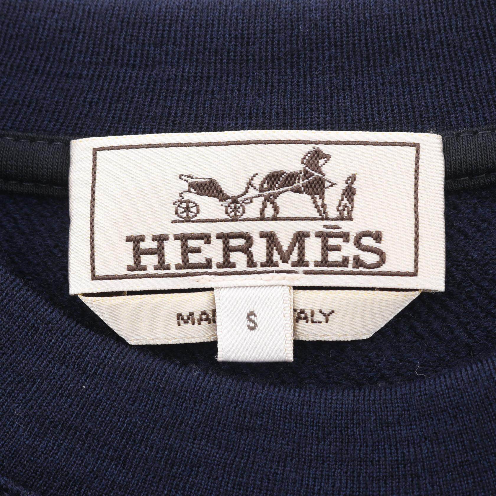 エルメス Cheval Punk Bandana ウールスウェット