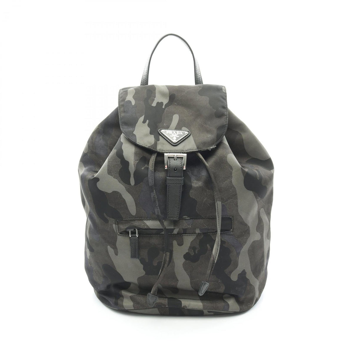 プラダ TESSUTO CAMOUFL ナイロン サフィアーノレザー リュックサック