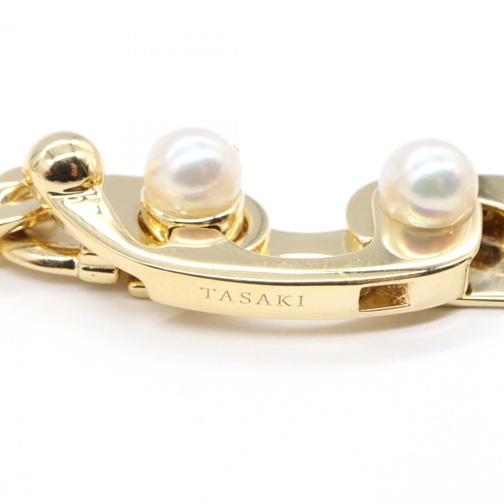 タサキ ダイヤ パール Au750 Au750WG ネックレス