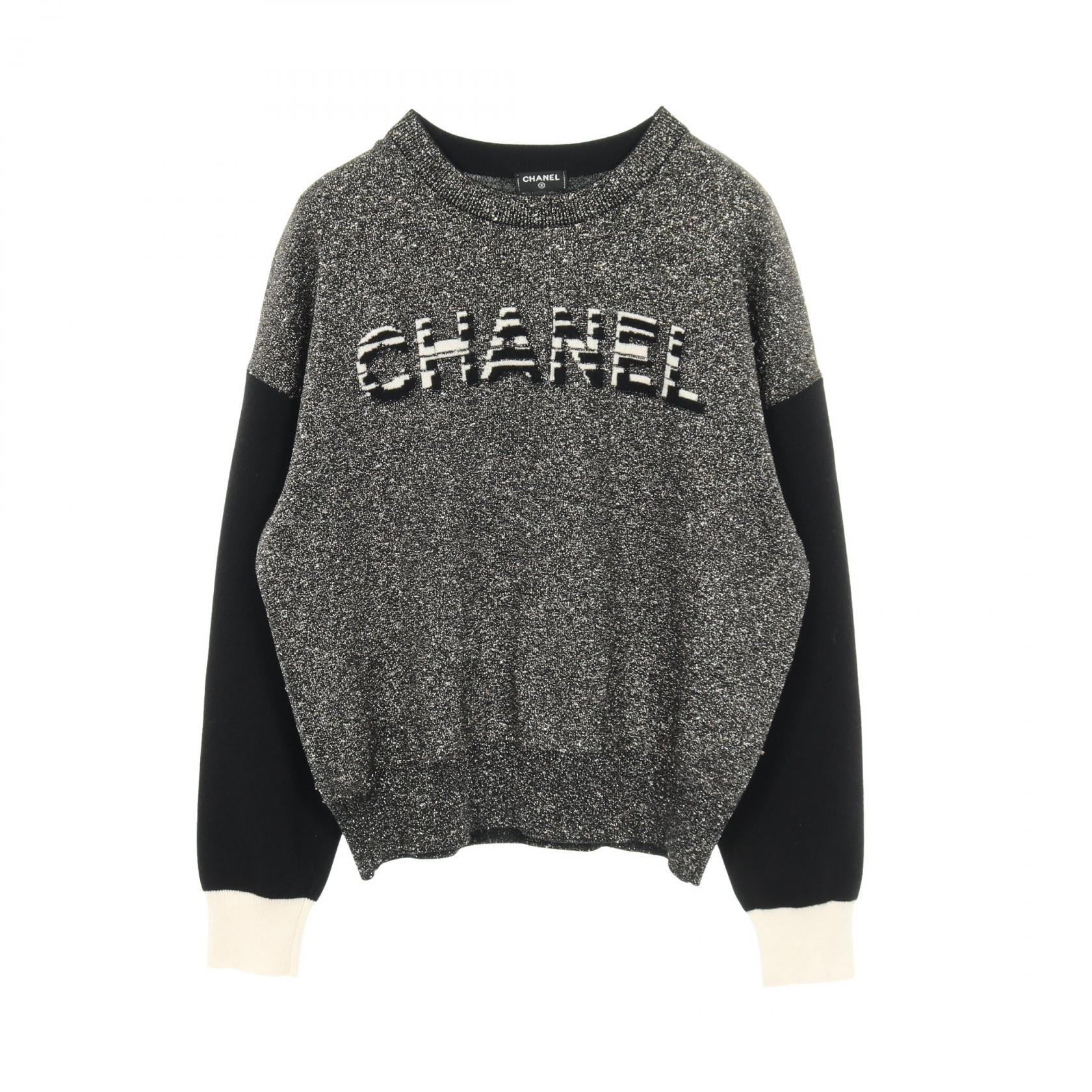 シャネル ロゴ カシミヤ コットン ニット