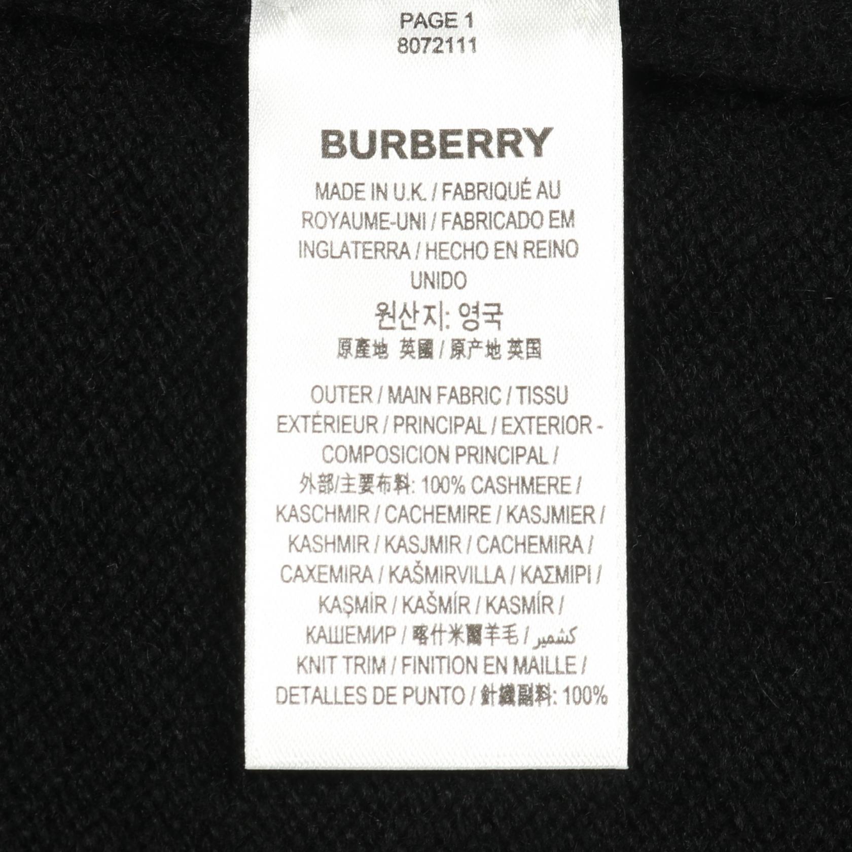 バーバリー カシミヤニットトップス