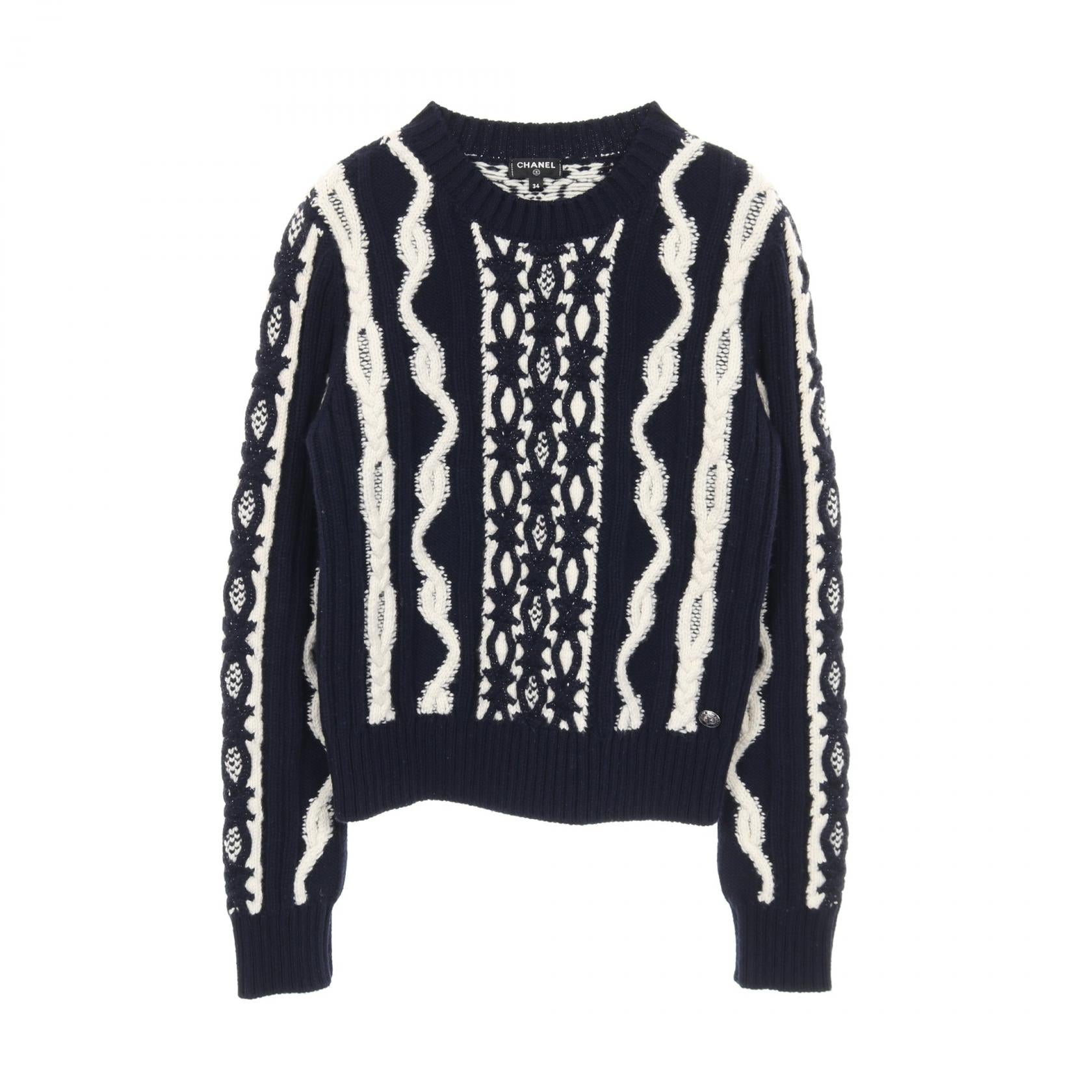 シャネル ウールカシミヤニットトップス