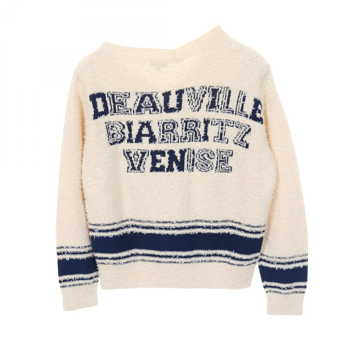 シャネル DEAUVILLE BIARRITZ VENISE コットンシルクナイロンニットトップス