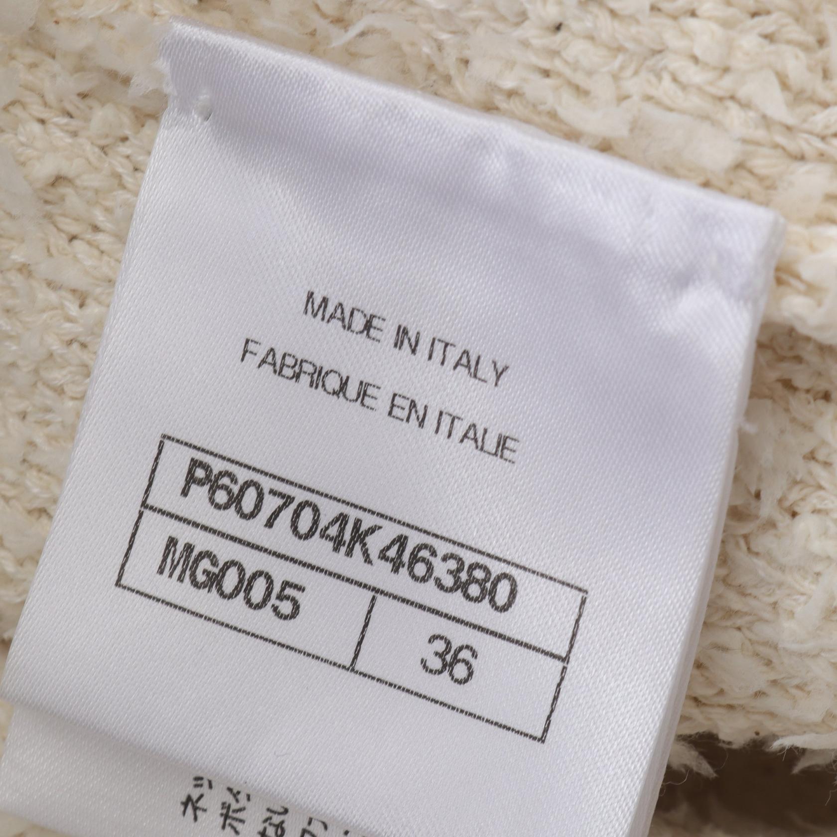 シャネル DEAUVILLE BIARRITZ VENISE コットンシルクナイロンニットトップス