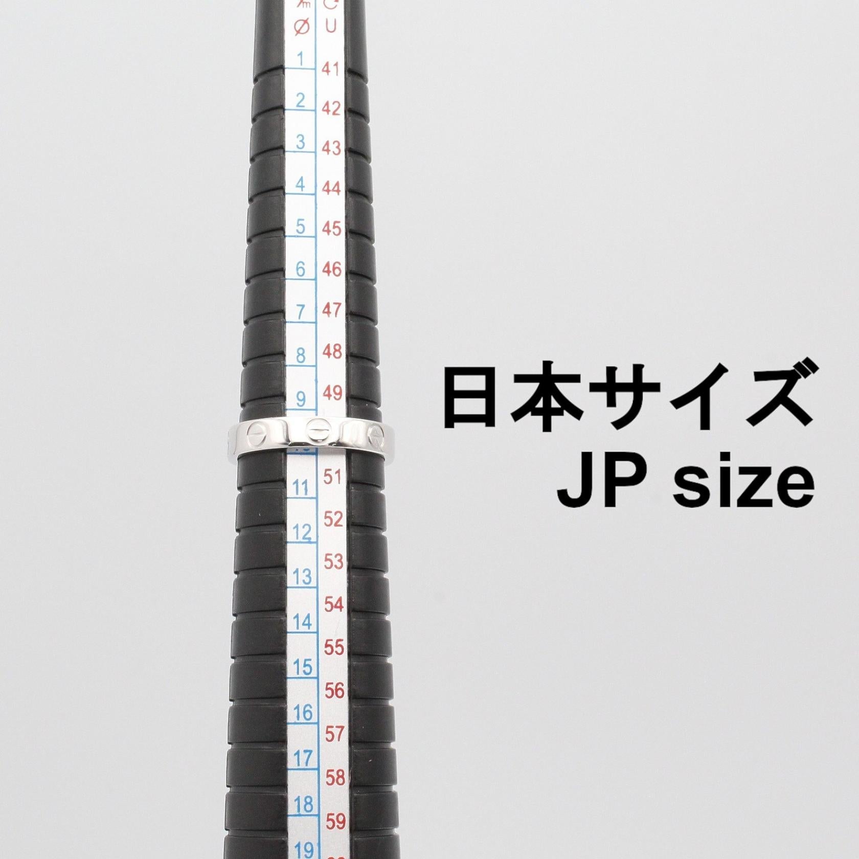 カルティエ ミニラブ Au750ホワイトゴールド リング 9.5号