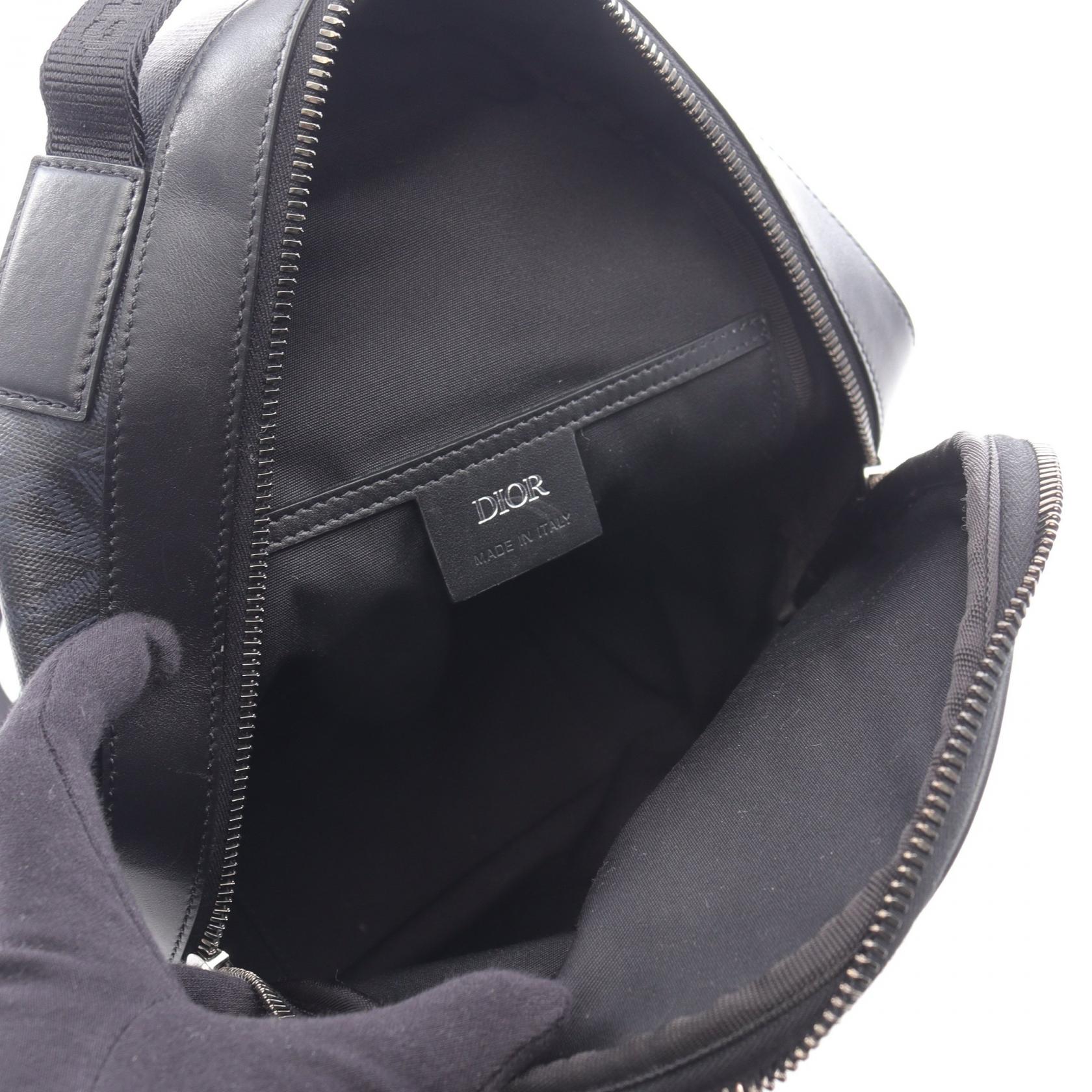 ディオール Rider Mini Sling Bag CDダイヤモンド コーティングキャンバス ウエストバッグ