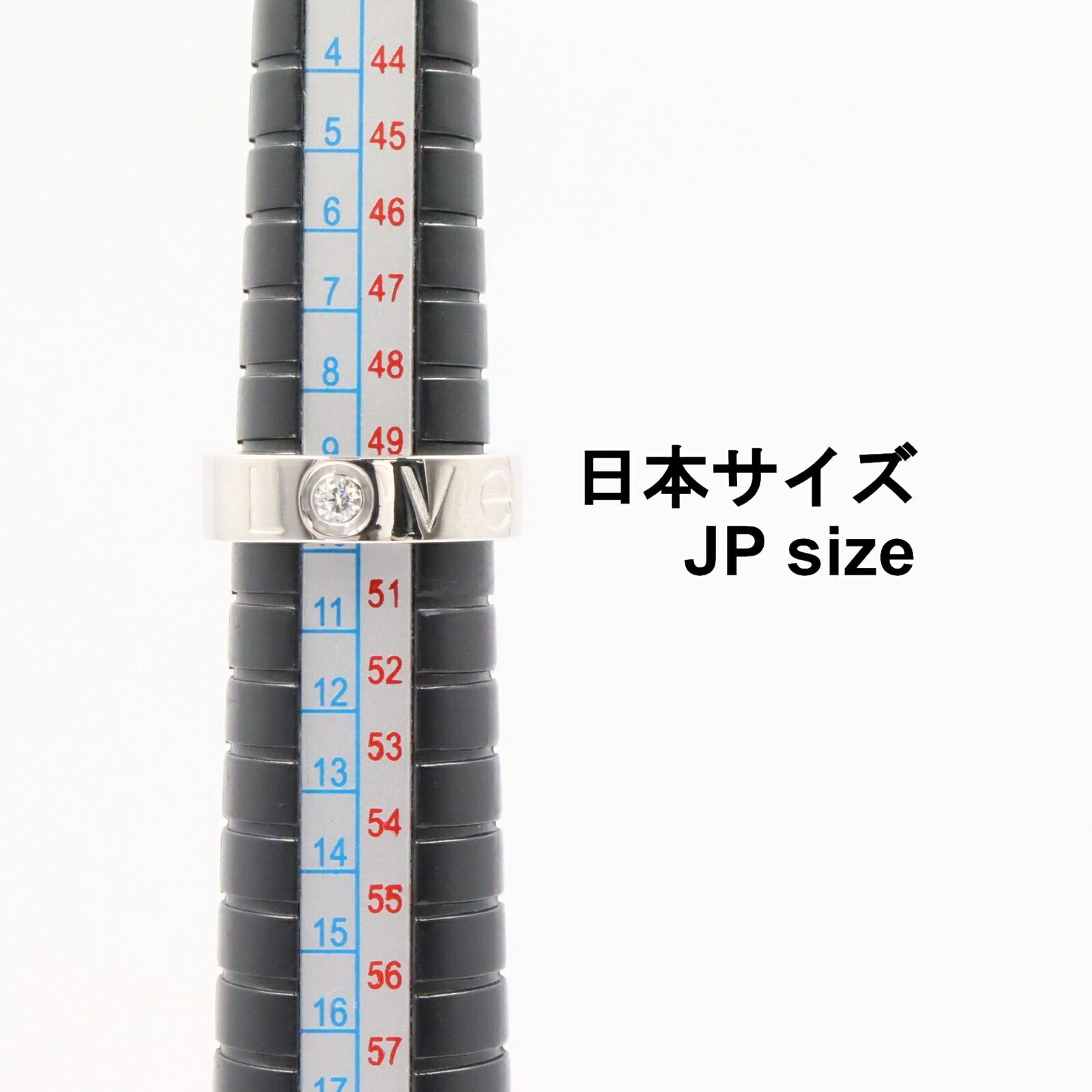 カルティエ ラブ K18ホワイトゴールド ダイヤモンド リング 限定