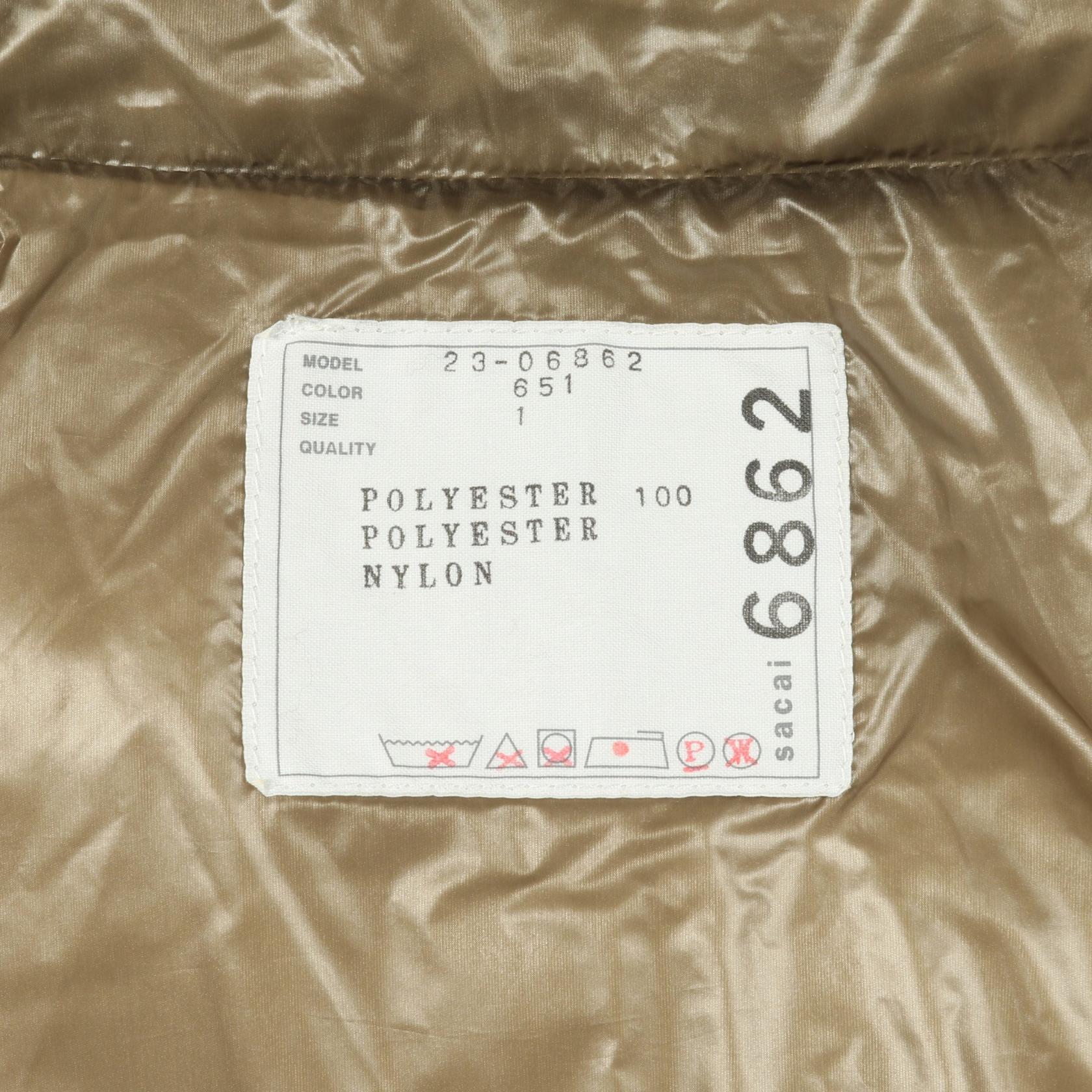 サカイ Matte Taffeta Padded Blouson ダウンジャケット