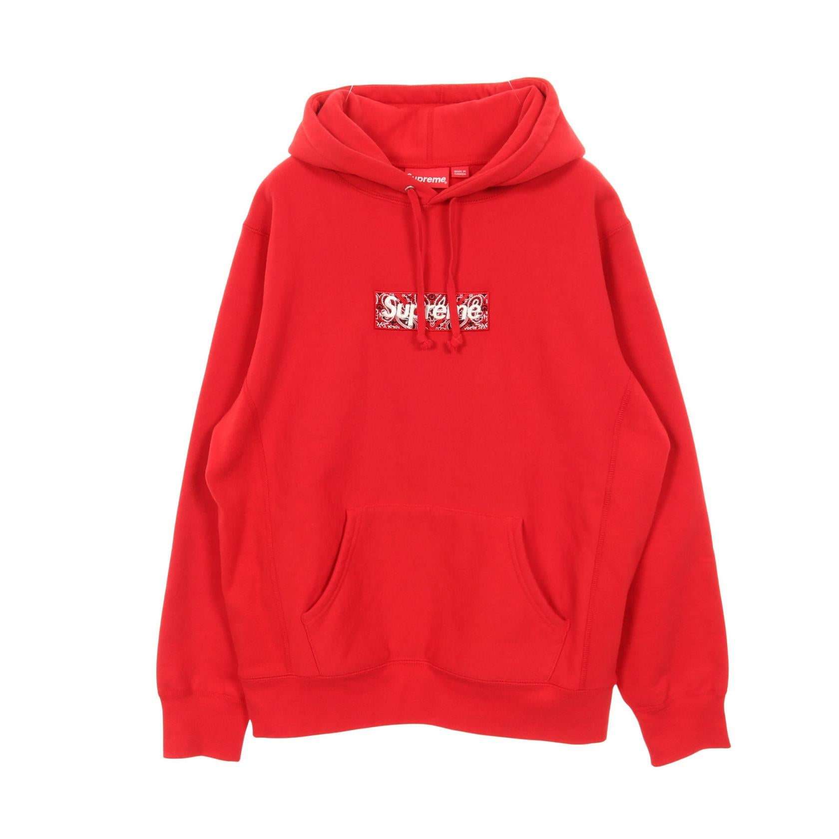 シュプリーム Bandana Box Logo コットンパーカー