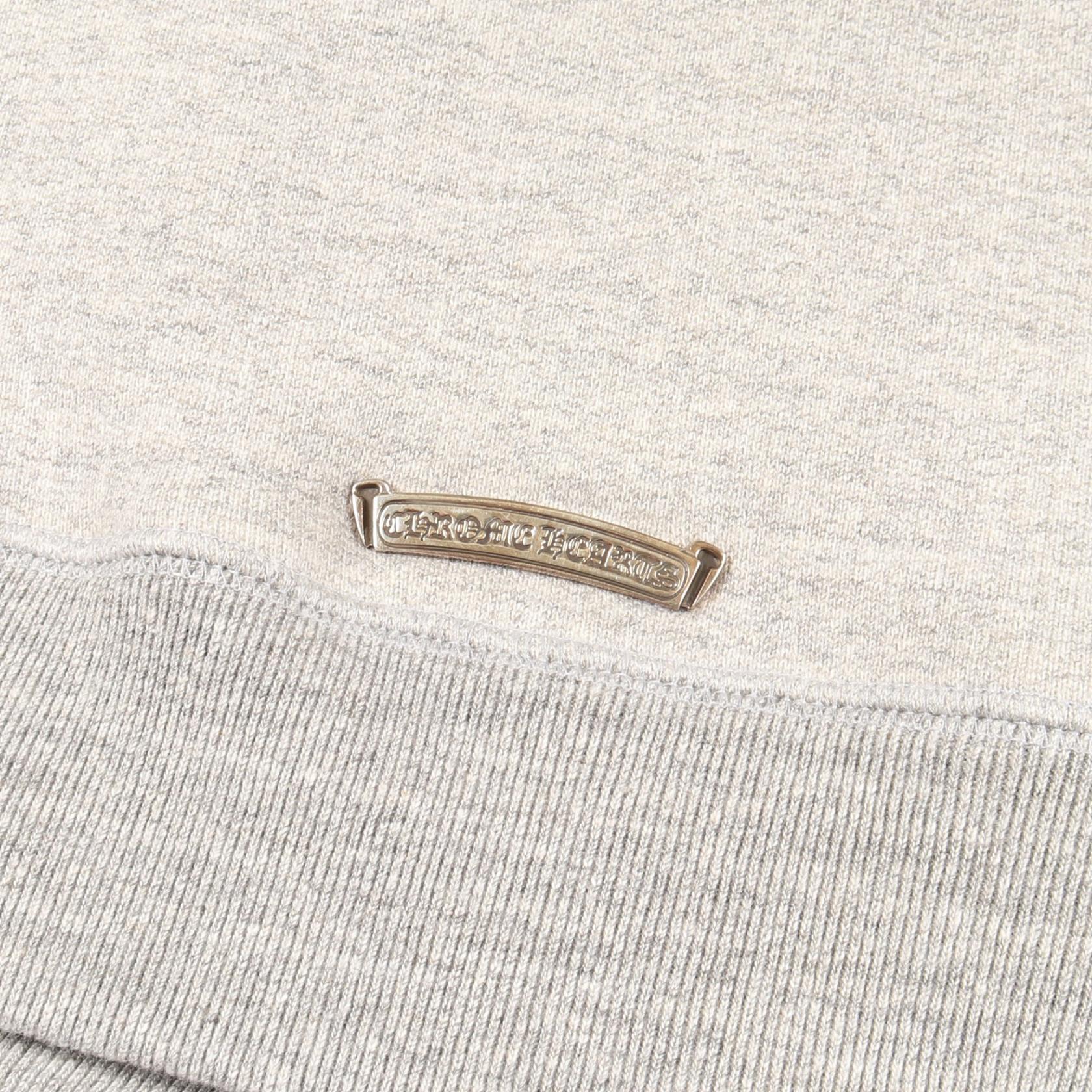 クロムハーツ クロスパッチCHロゴ刺繍 コットンパーカー