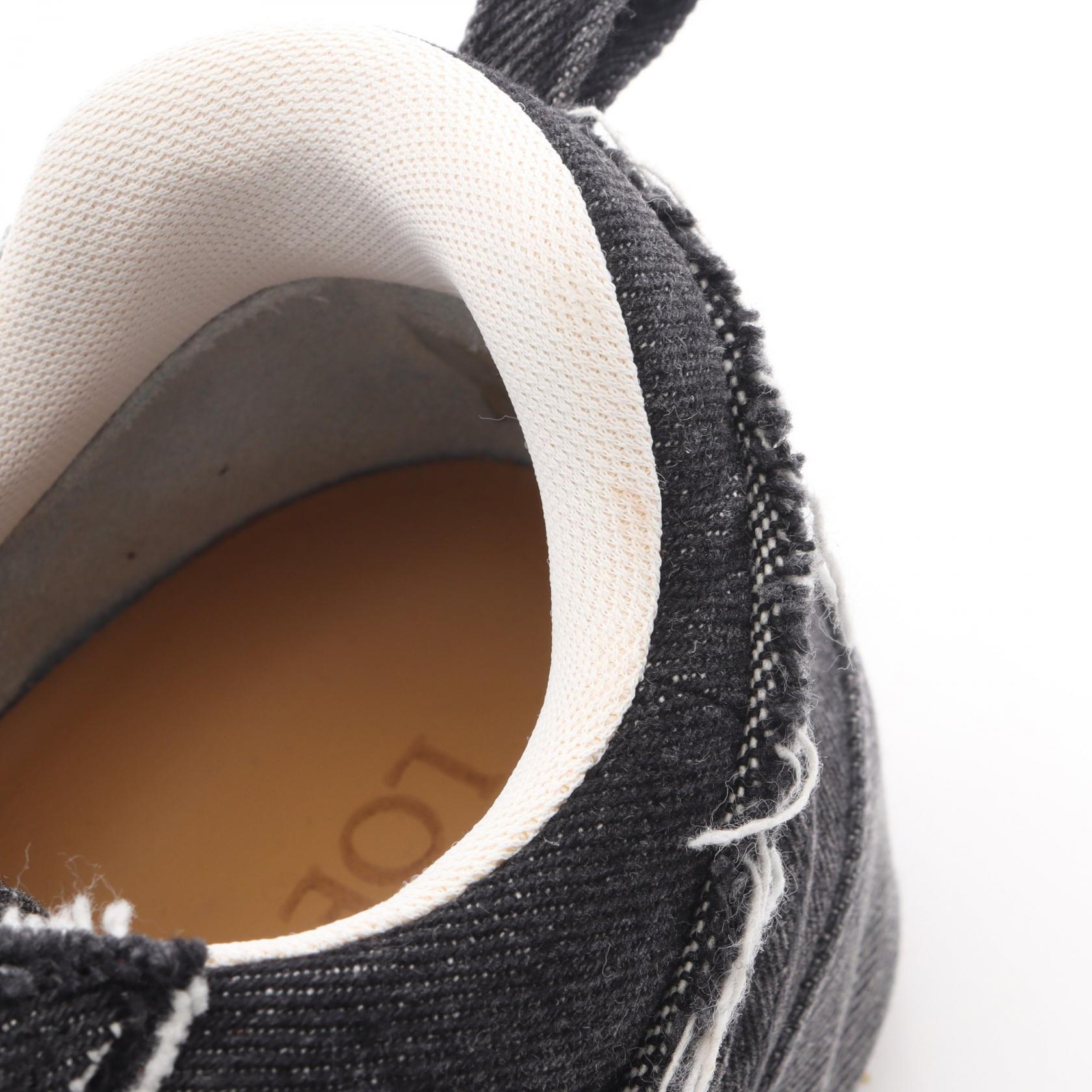 ロエベ デコンストラクテッド デニムスニーカー